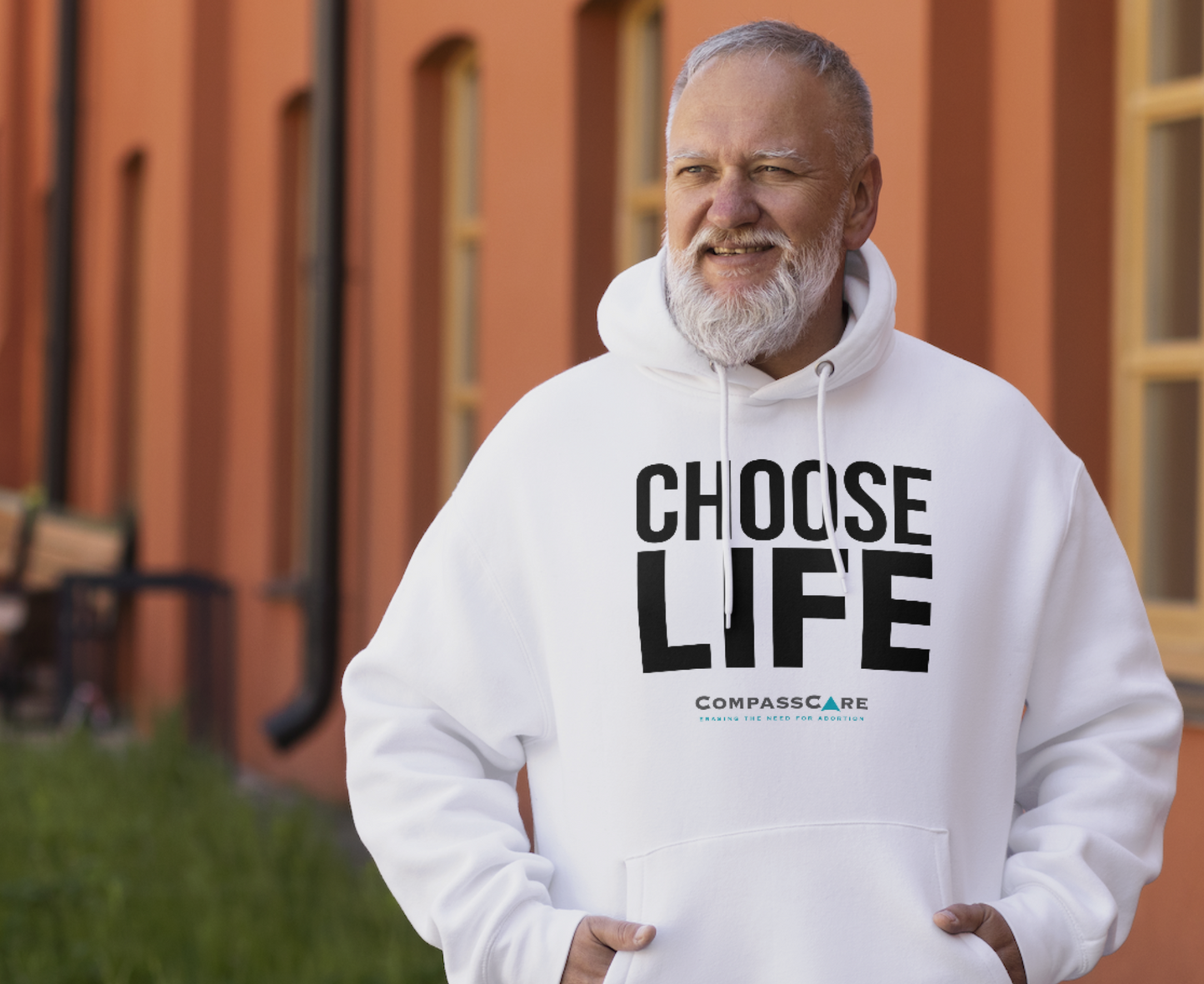 Pro-Life Unisex Hoodie (black letters)