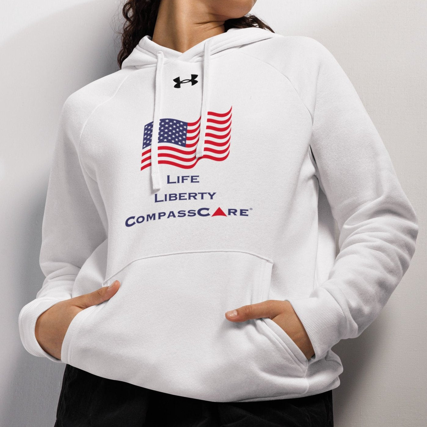 Life. Liberty. CompassCare. Under Armour® hoodie.