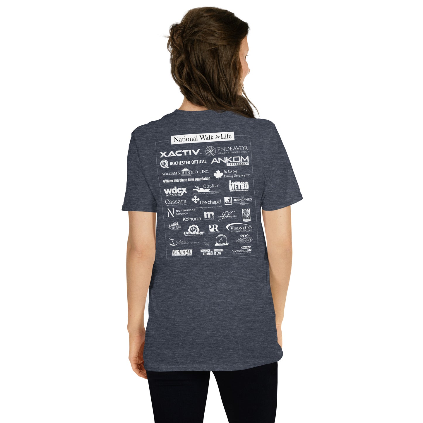 2025 Walk For Life Official tee shirt.