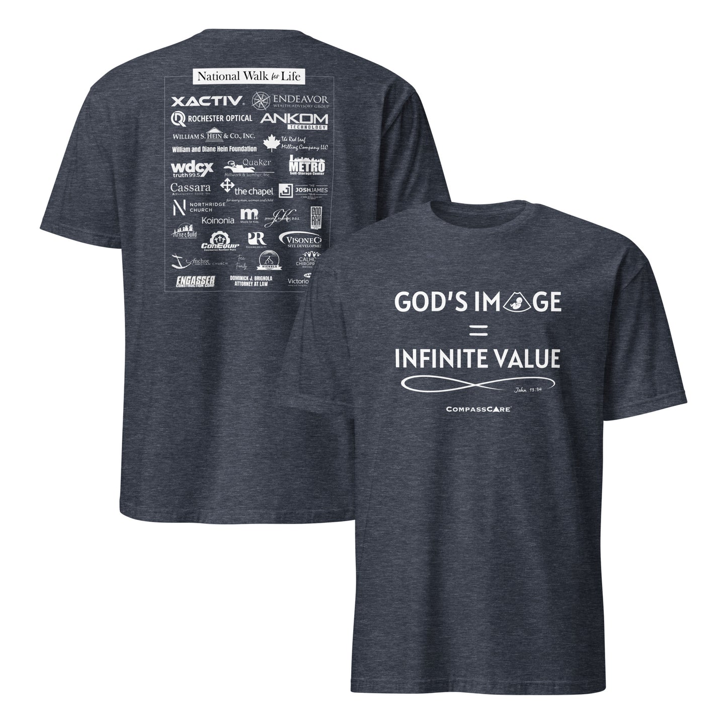 2025 Walk For Life Official tee shirt.