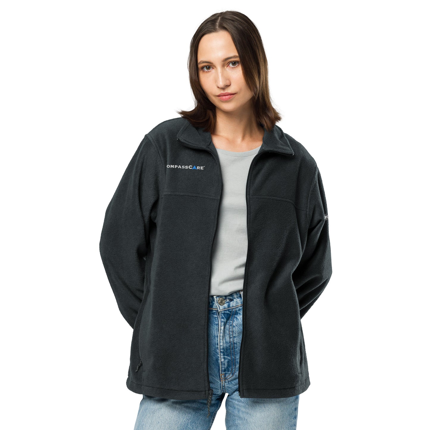 CompassCare Columbia fleece jacket