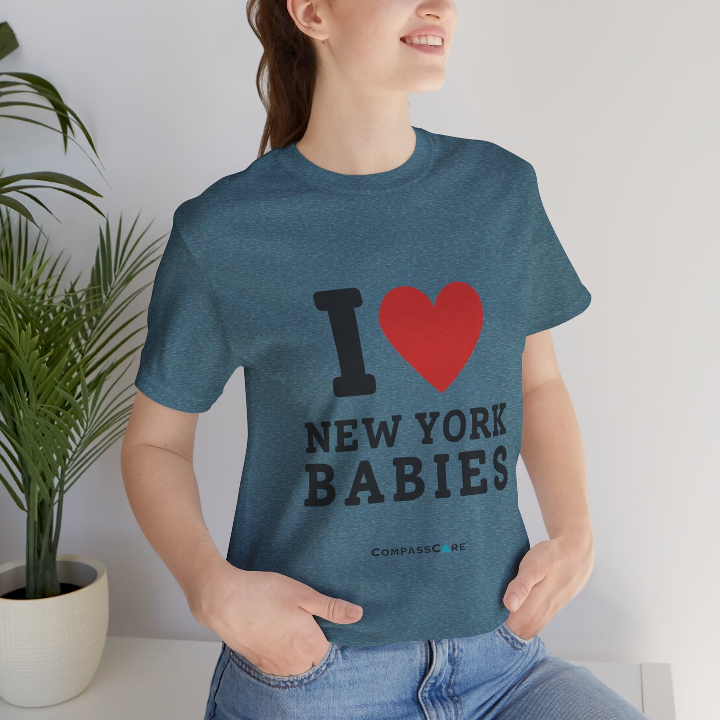 I LOVE NEW YORK BABIES Unisex Jersey Short Sleeve Tee