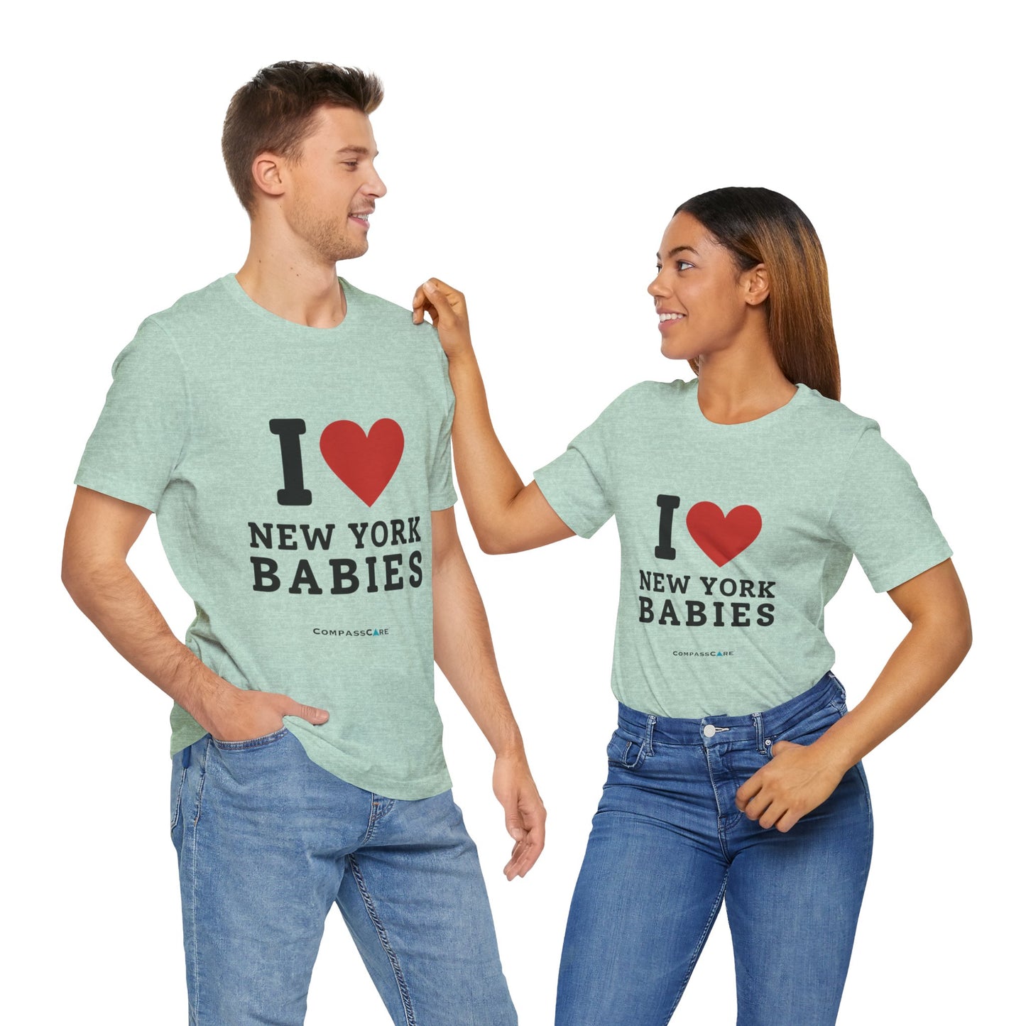 I LOVE NEW YORK BABIES Unisex Jersey Short Sleeve Tee