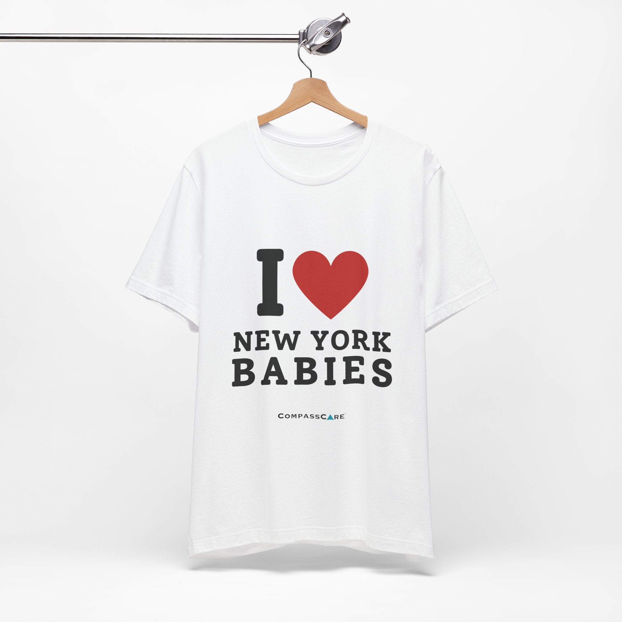 I LOVE NEW YORK BABIES Unisex Jersey Short Sleeve Tee – CompassCare Merch