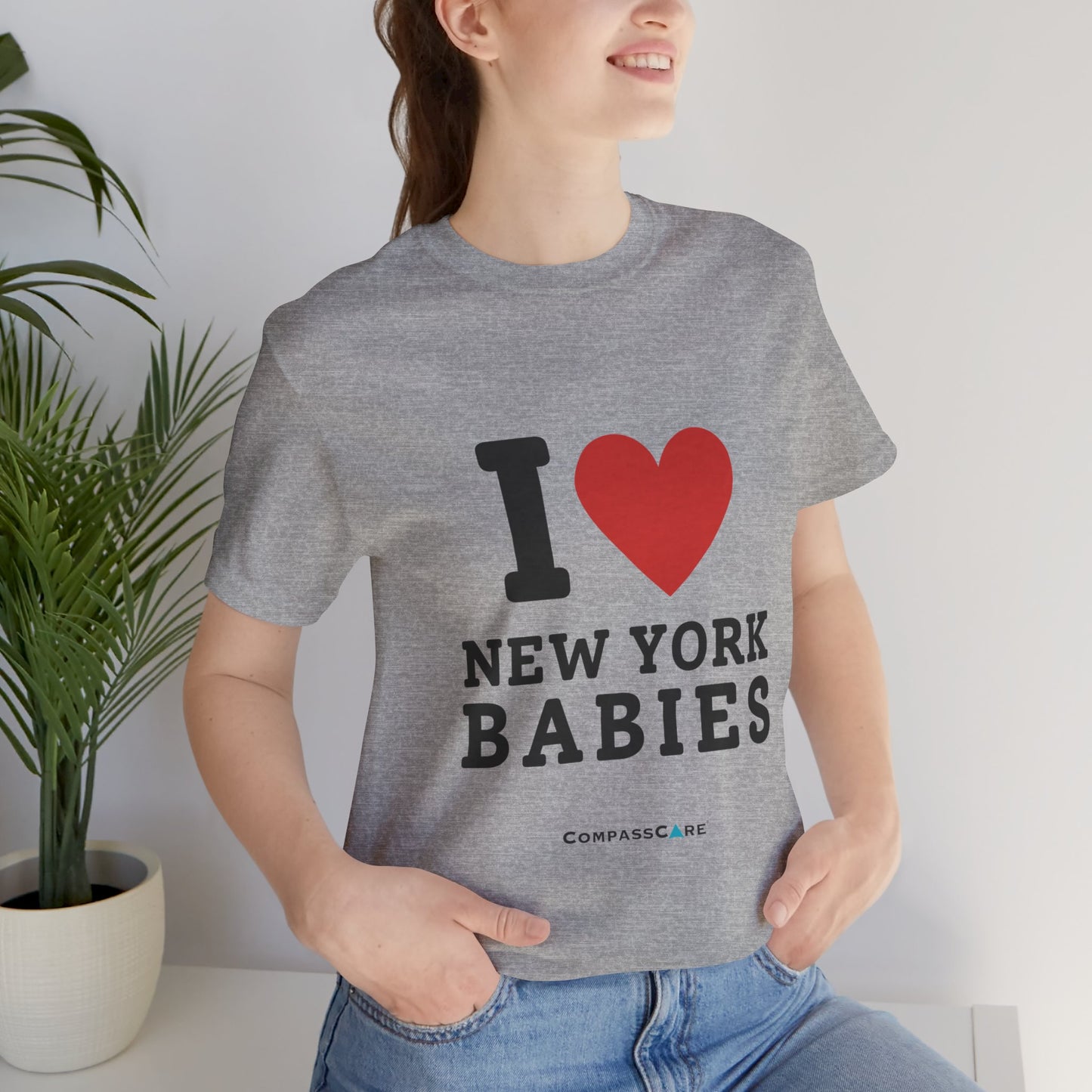 I LOVE NEW YORK BABIES Unisex Jersey Short Sleeve Tee