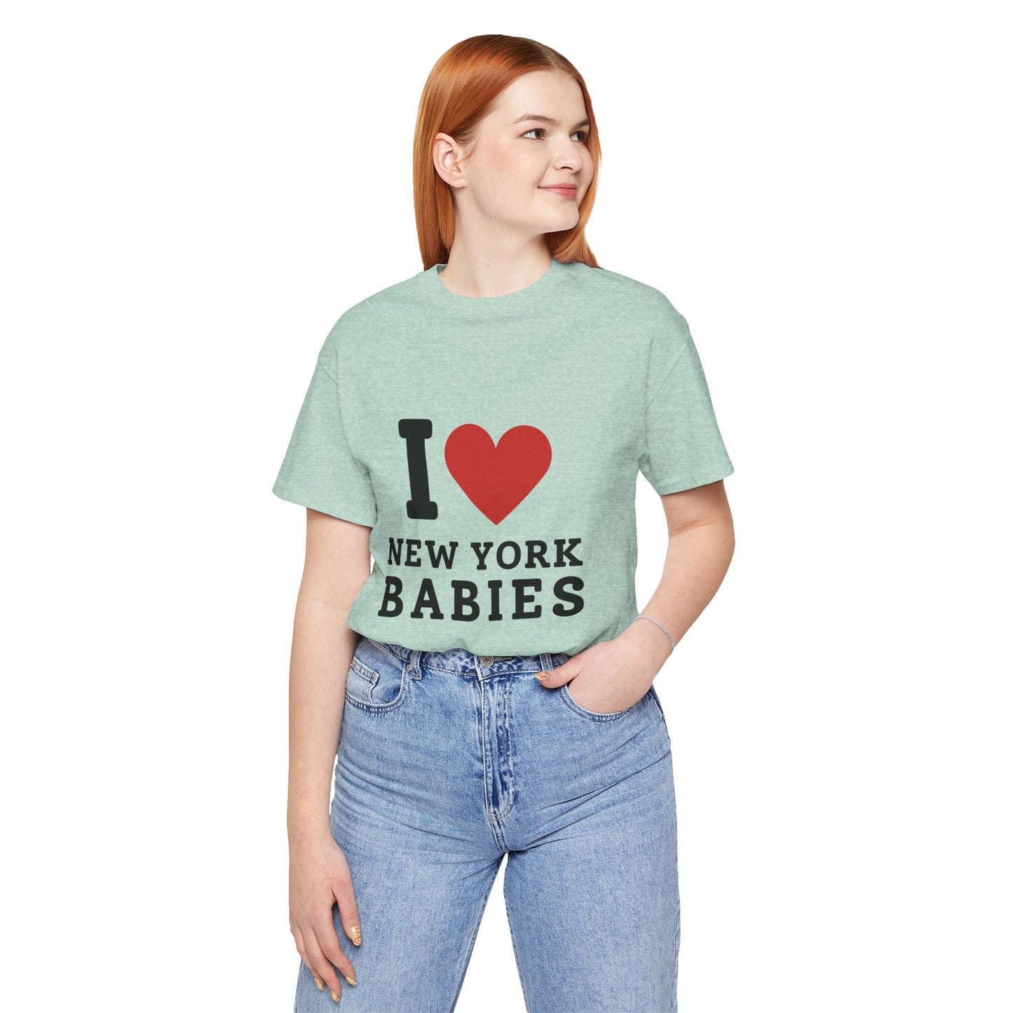 I LOVE NEW YORK BABIES Unisex Jersey Short Sleeve Tee