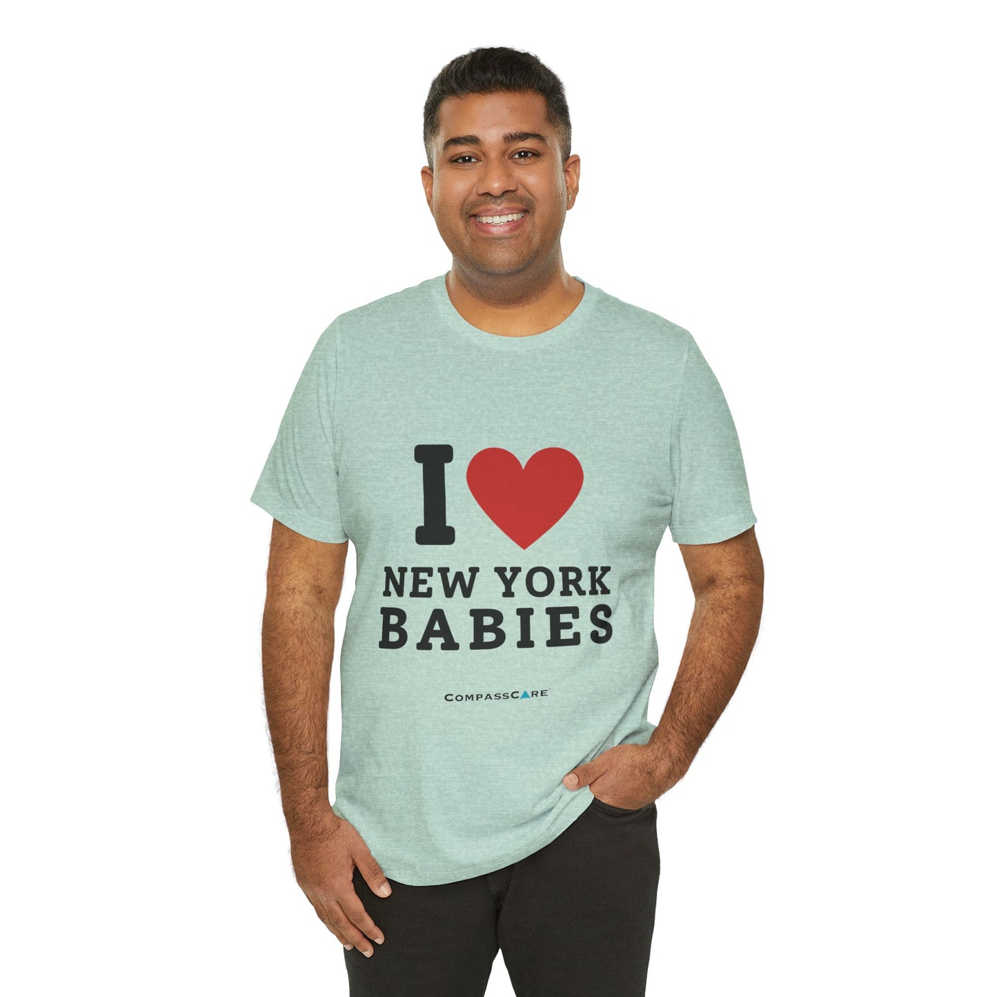 I LOVE NEW YORK BABIES Unisex Jersey Short Sleeve Tee