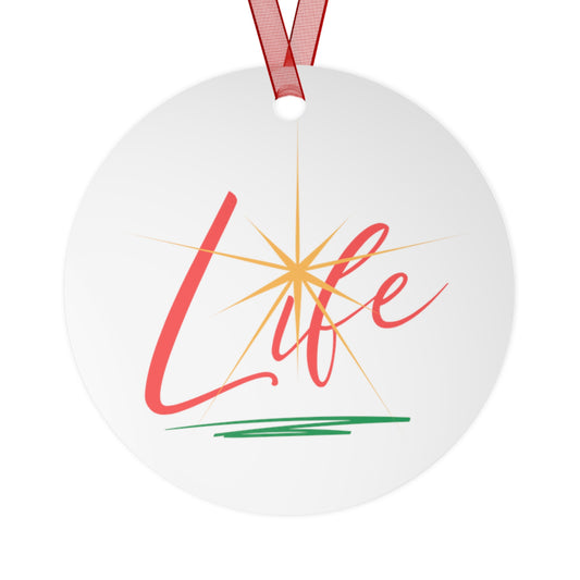 LIFE Christmas Metal Ornaments