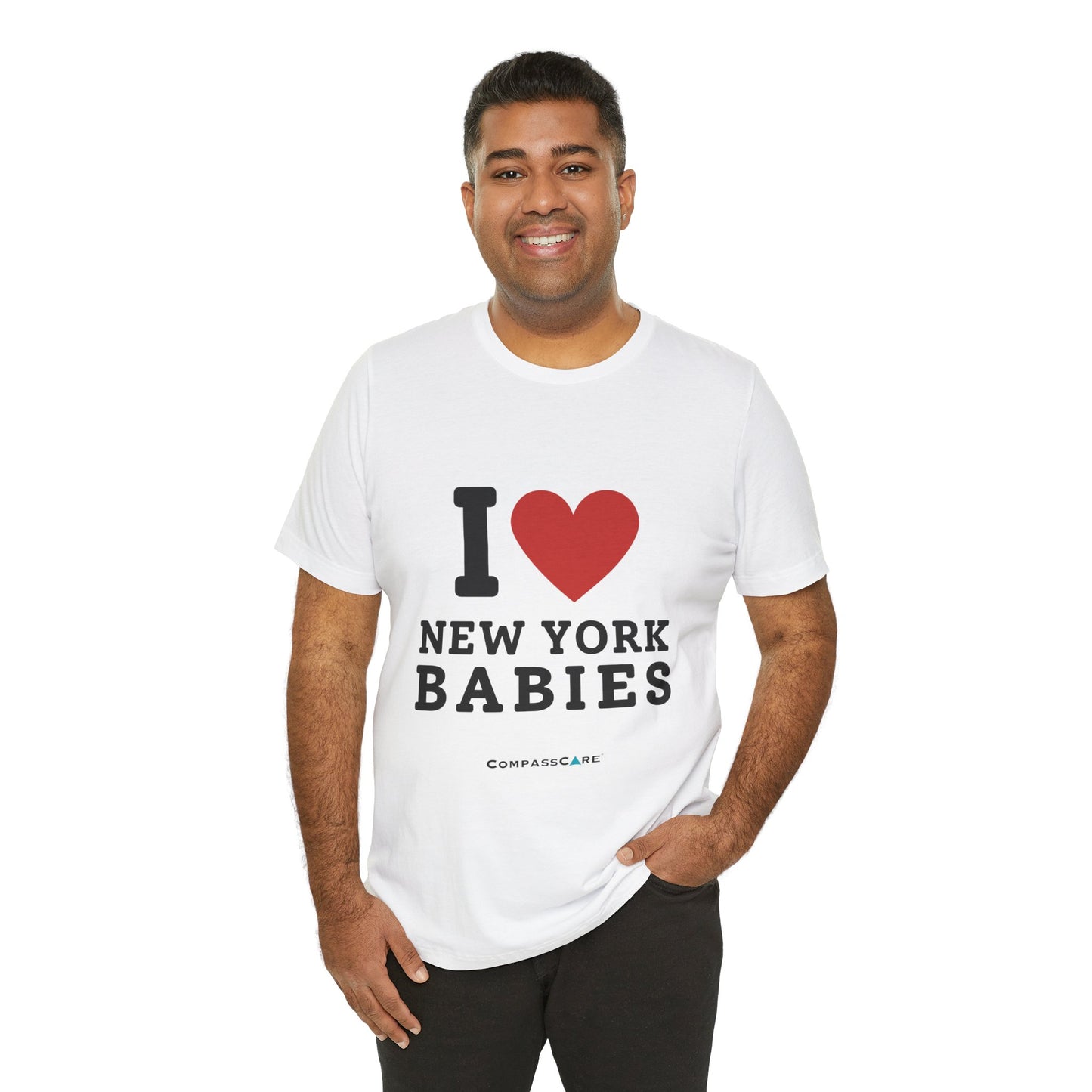 I LOVE NEW YORK BABIES Unisex Jersey Short Sleeve Tee