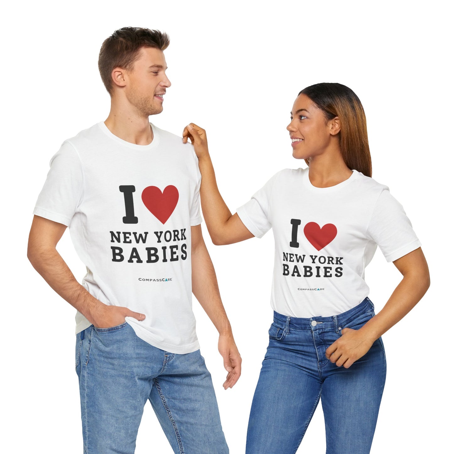 I LOVE NEW YORK BABIES Unisex Jersey Short Sleeve Tee