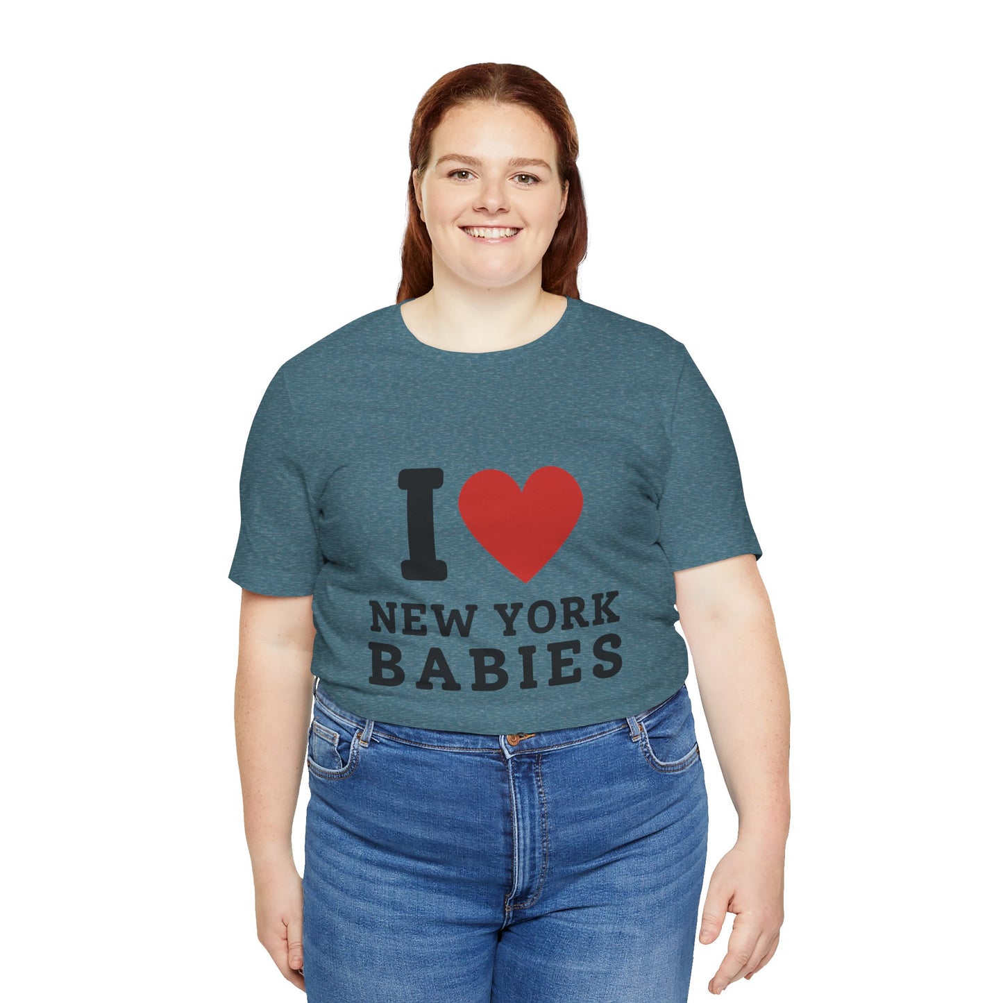 I LOVE NEW YORK BABIES Unisex Jersey Short Sleeve Tee