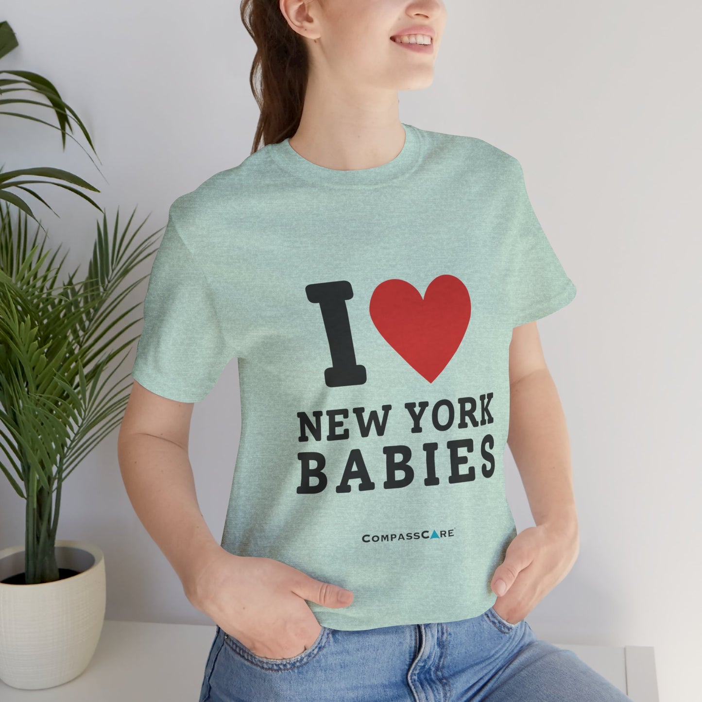 I LOVE NEW YORK BABIES Unisex Jersey Short Sleeve Tee