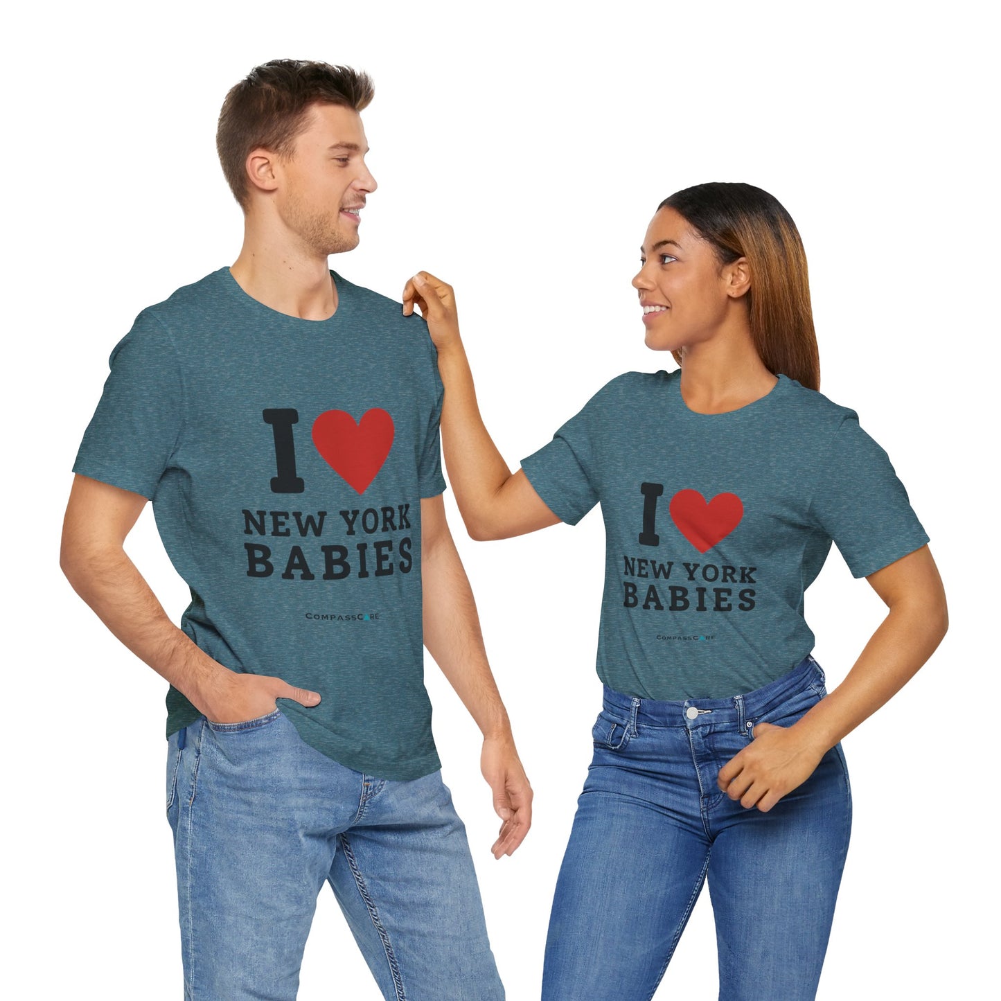 I LOVE NEW YORK BABIES Unisex Jersey Short Sleeve Tee