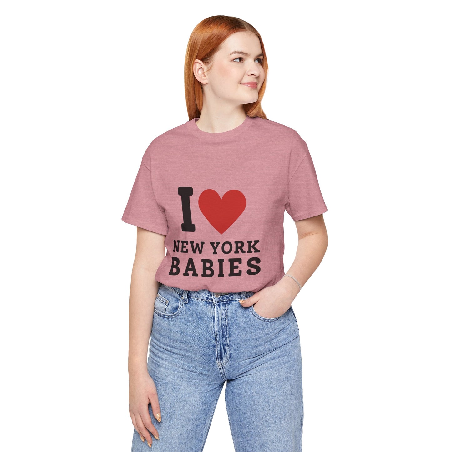 I LOVE NEW YORK BABIES Unisex Jersey Short Sleeve Tee