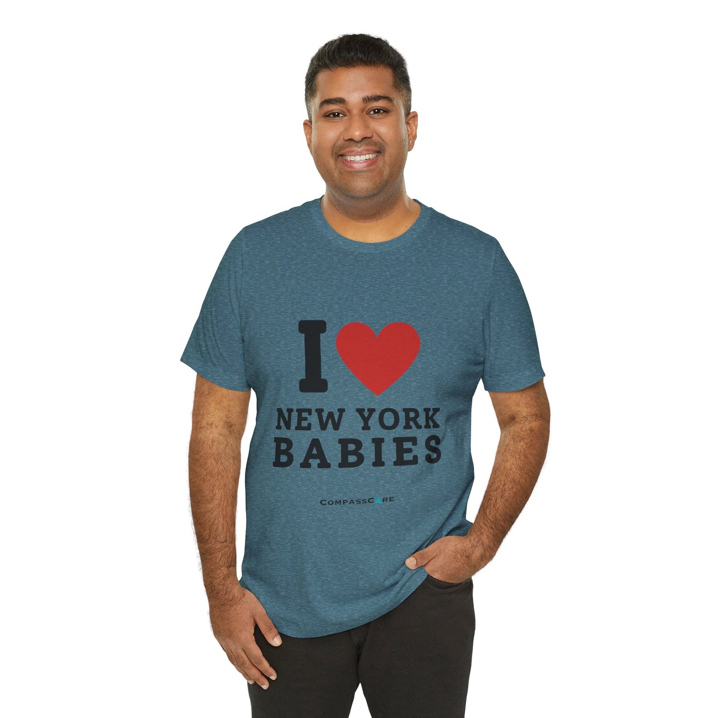 I LOVE NEW YORK BABIES Unisex Jersey Short Sleeve Tee