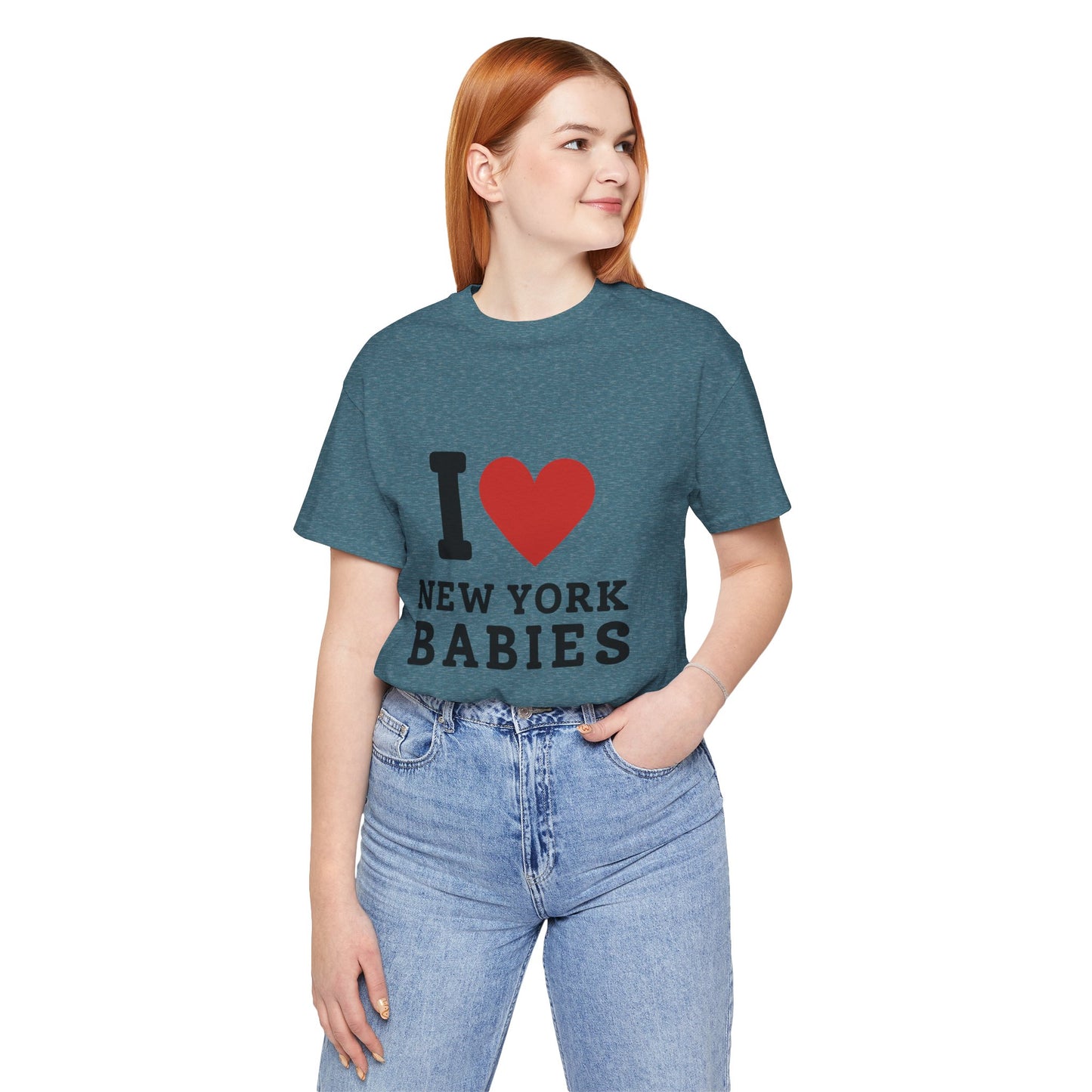 I LOVE NEW YORK BABIES Unisex Jersey Short Sleeve Tee