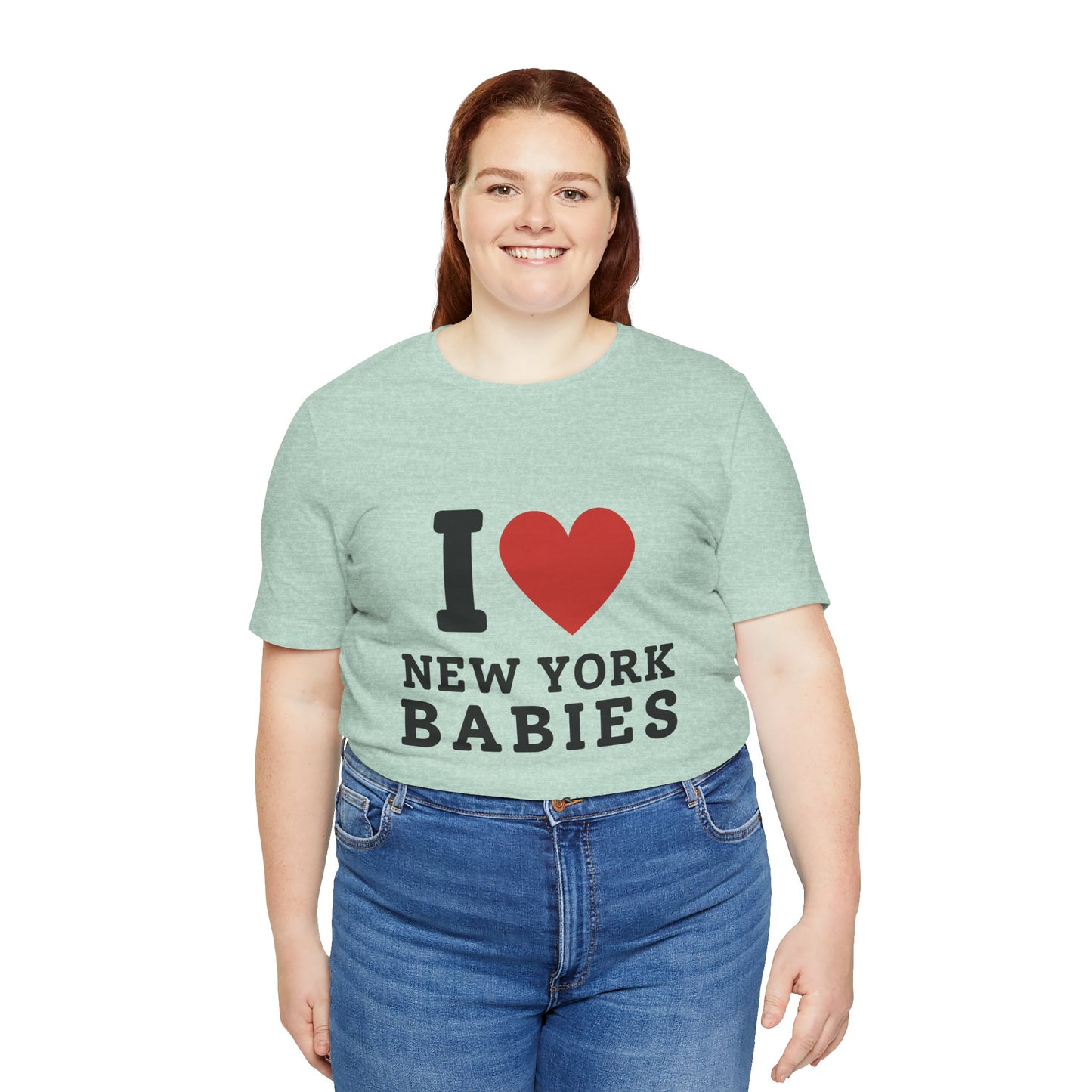 I LOVE NEW YORK BABIES Unisex Jersey Short Sleeve Tee