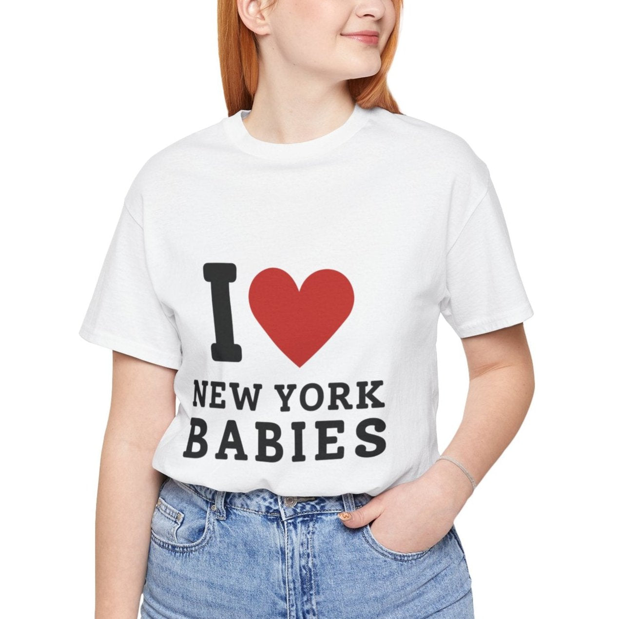 I LOVE NEW YORK BABIES Unisex Jersey Short Sleeve Tee