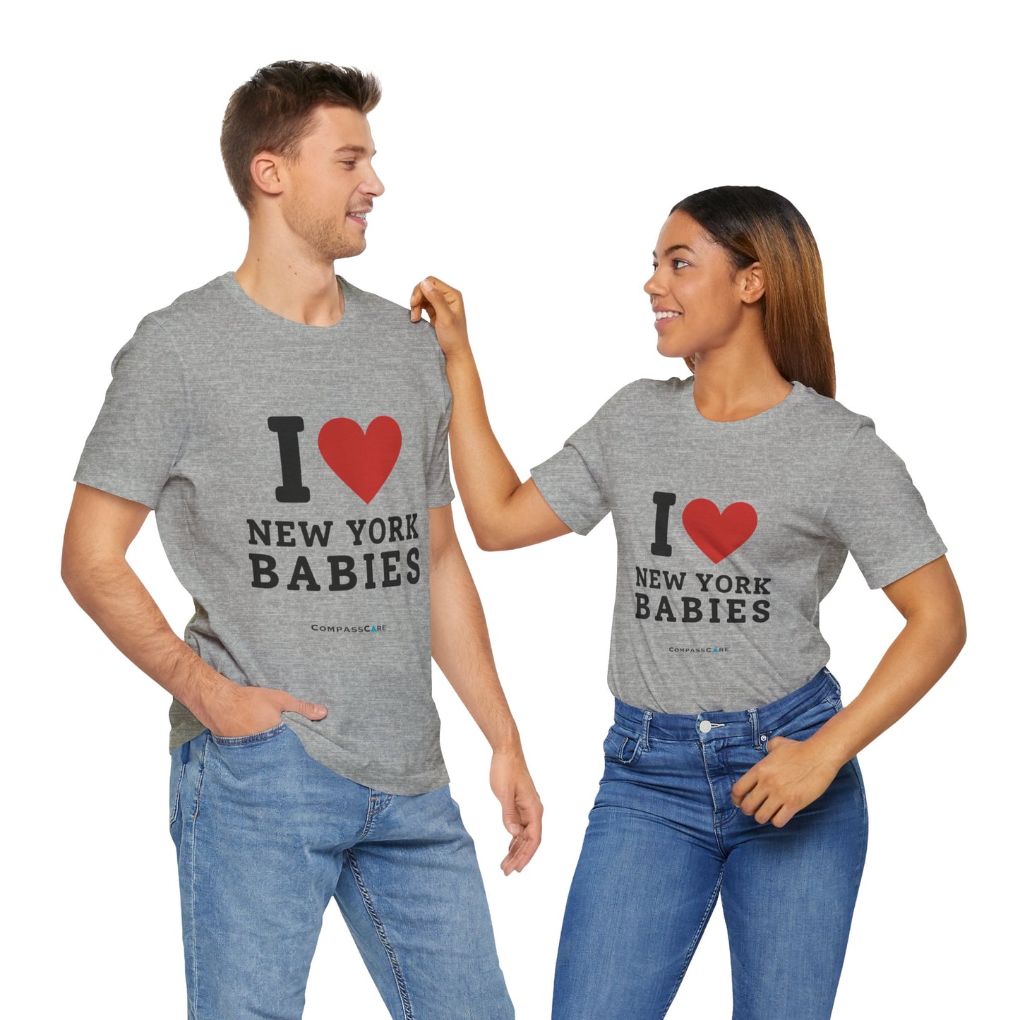 I LOVE NEW YORK BABIES Unisex Jersey Short Sleeve Tee