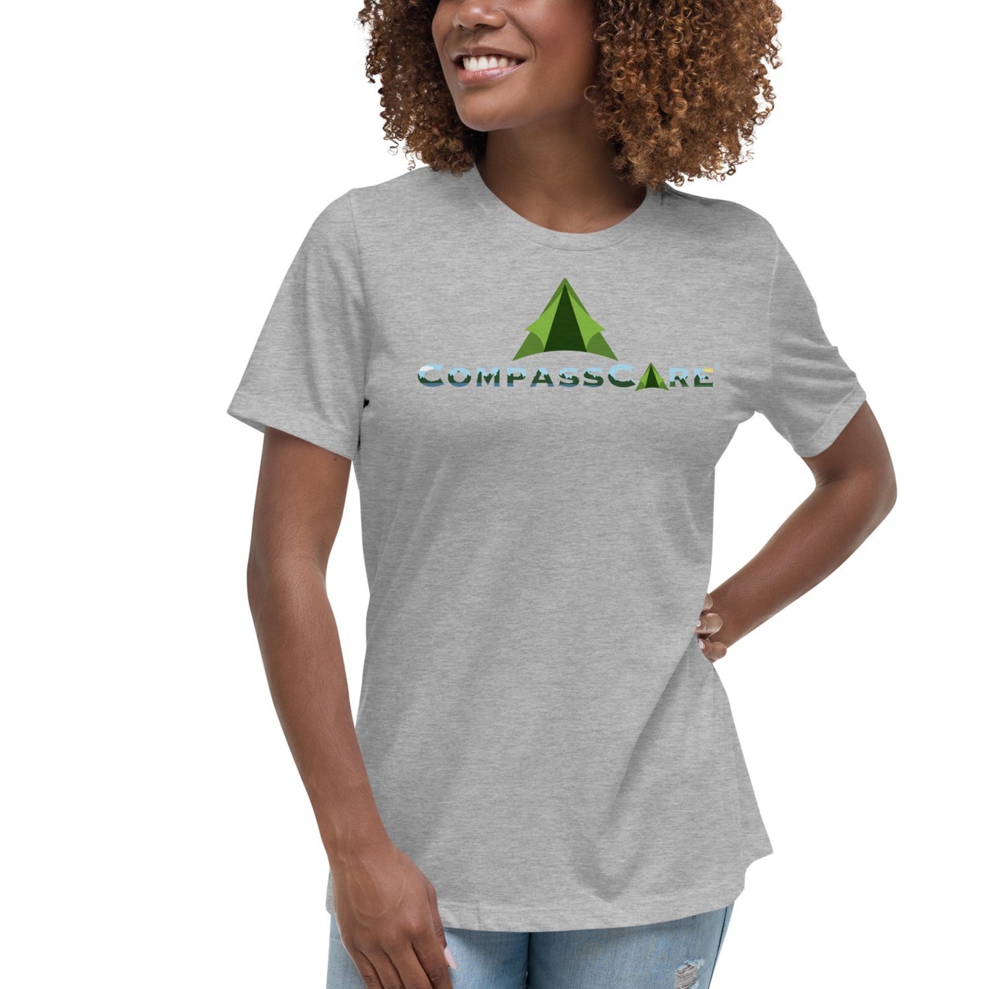 Pro-Life Fun Camping Logo Women's Relaxed T-Shirt