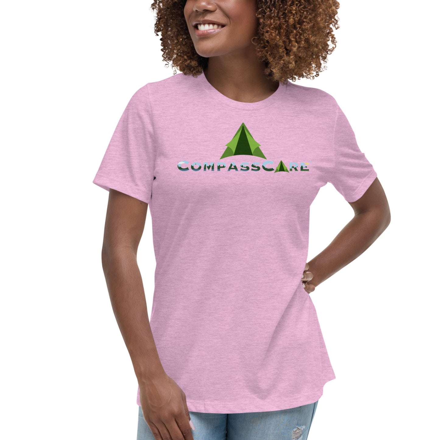 Pro-Life Fun Camping Logo Women's Relaxed T-Shirt