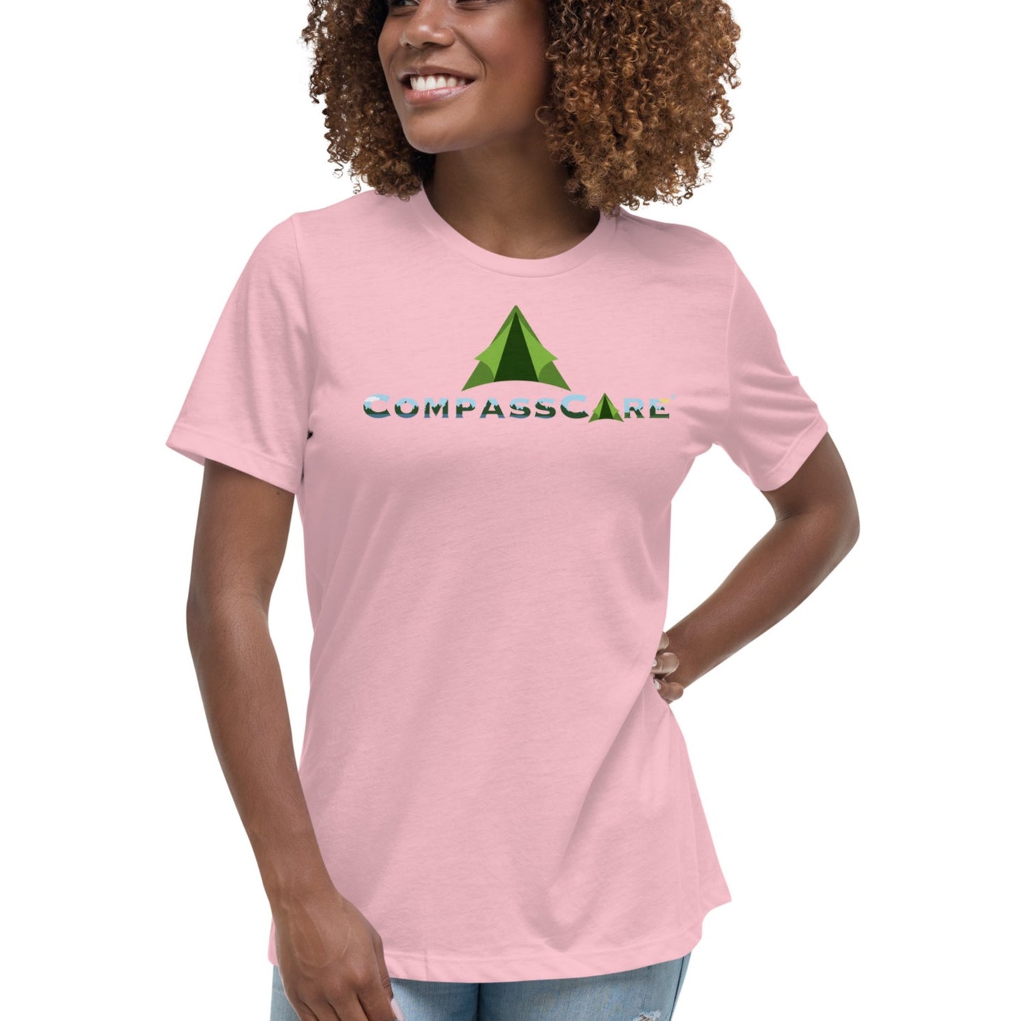 Pro-Life Fun Camping Logo Women's Relaxed T-Shirt