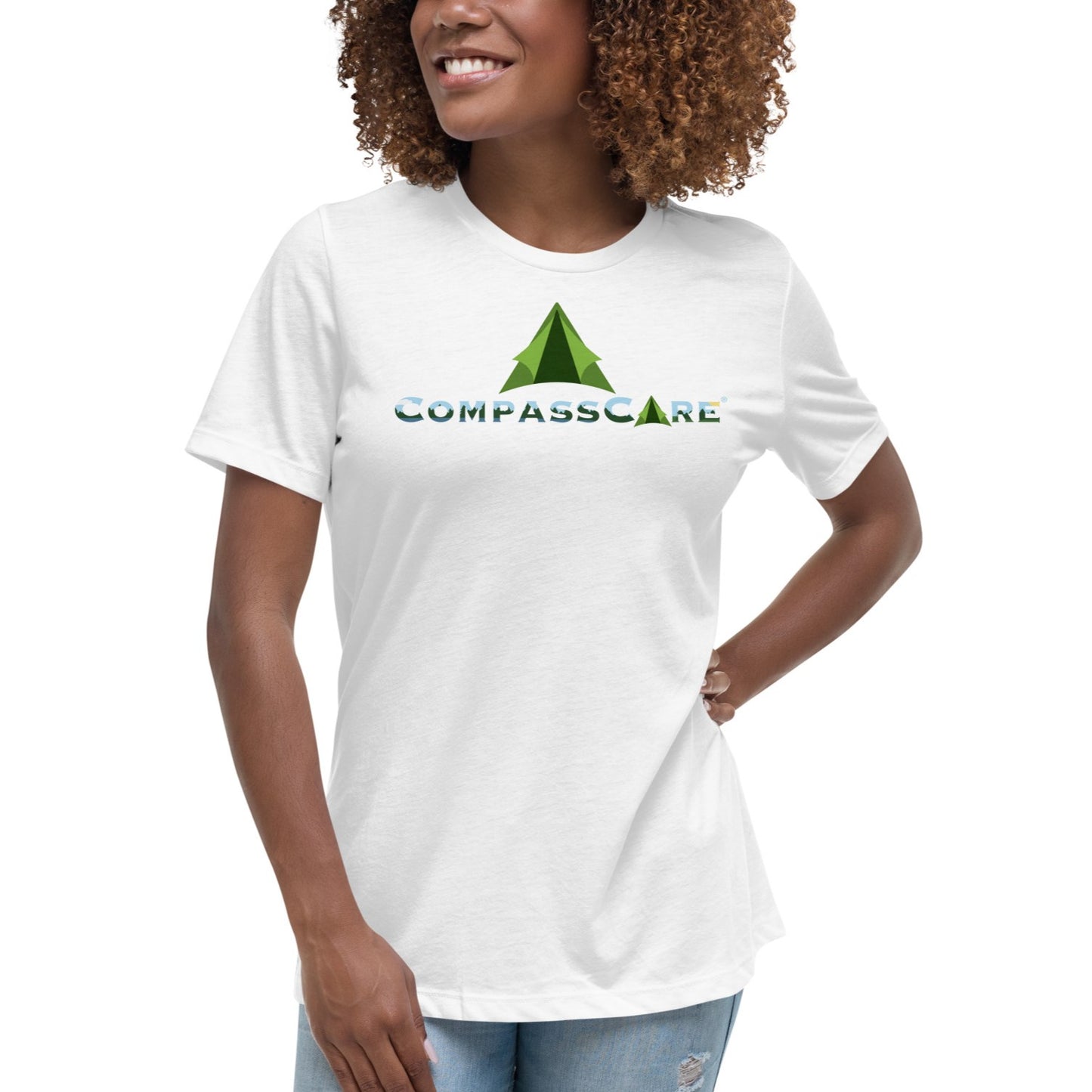 Pro-Life Fun Camping Logo Women's Relaxed T-Shirt