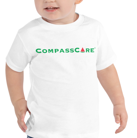 Summer Fun Themed CompassCare Toddler Short Sleeve Tee