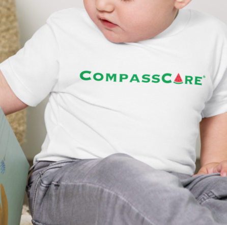 Summer Fun Themed CompassCare Toddler Short Sleeve Tee