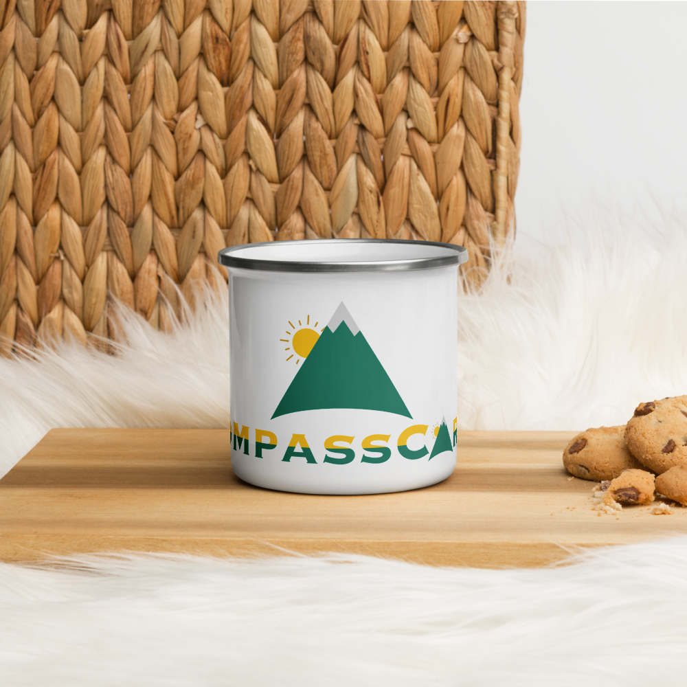 Fun Mountains Logo Enamel Mug