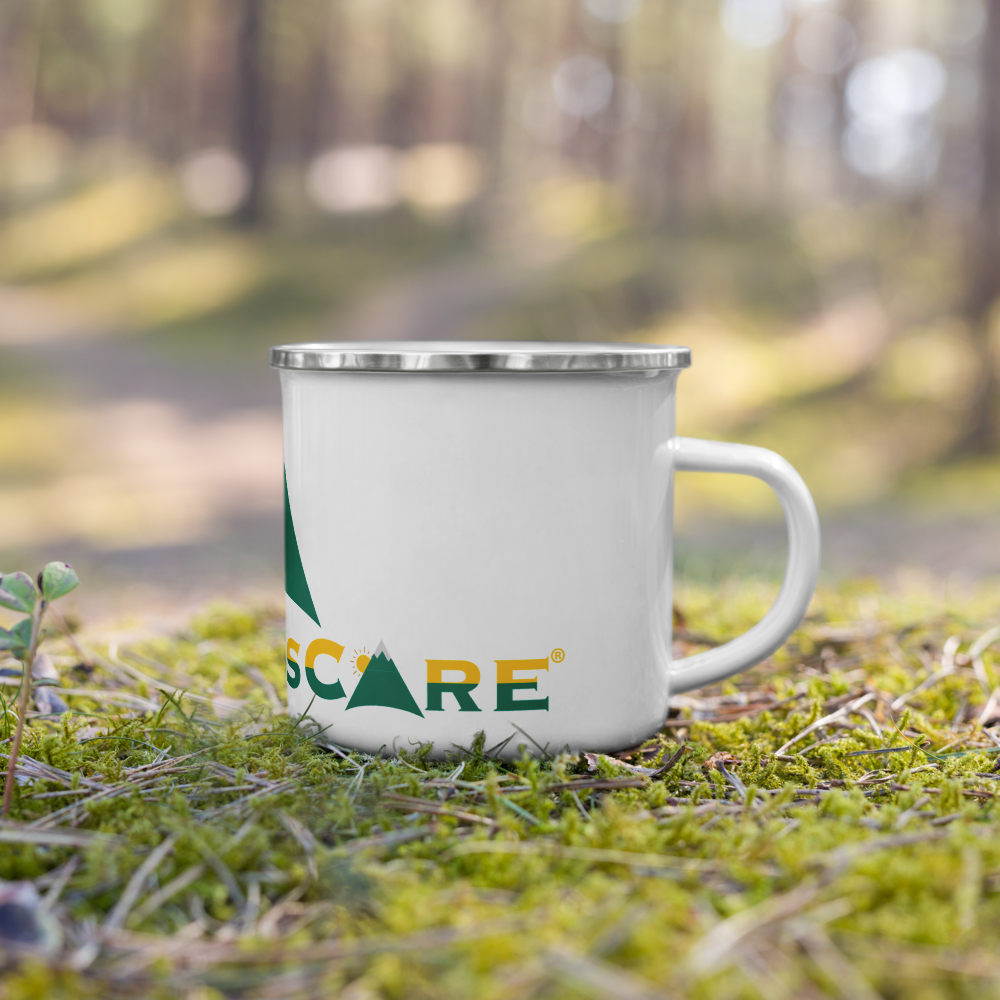 Fun Mountains Logo Enamel Mug