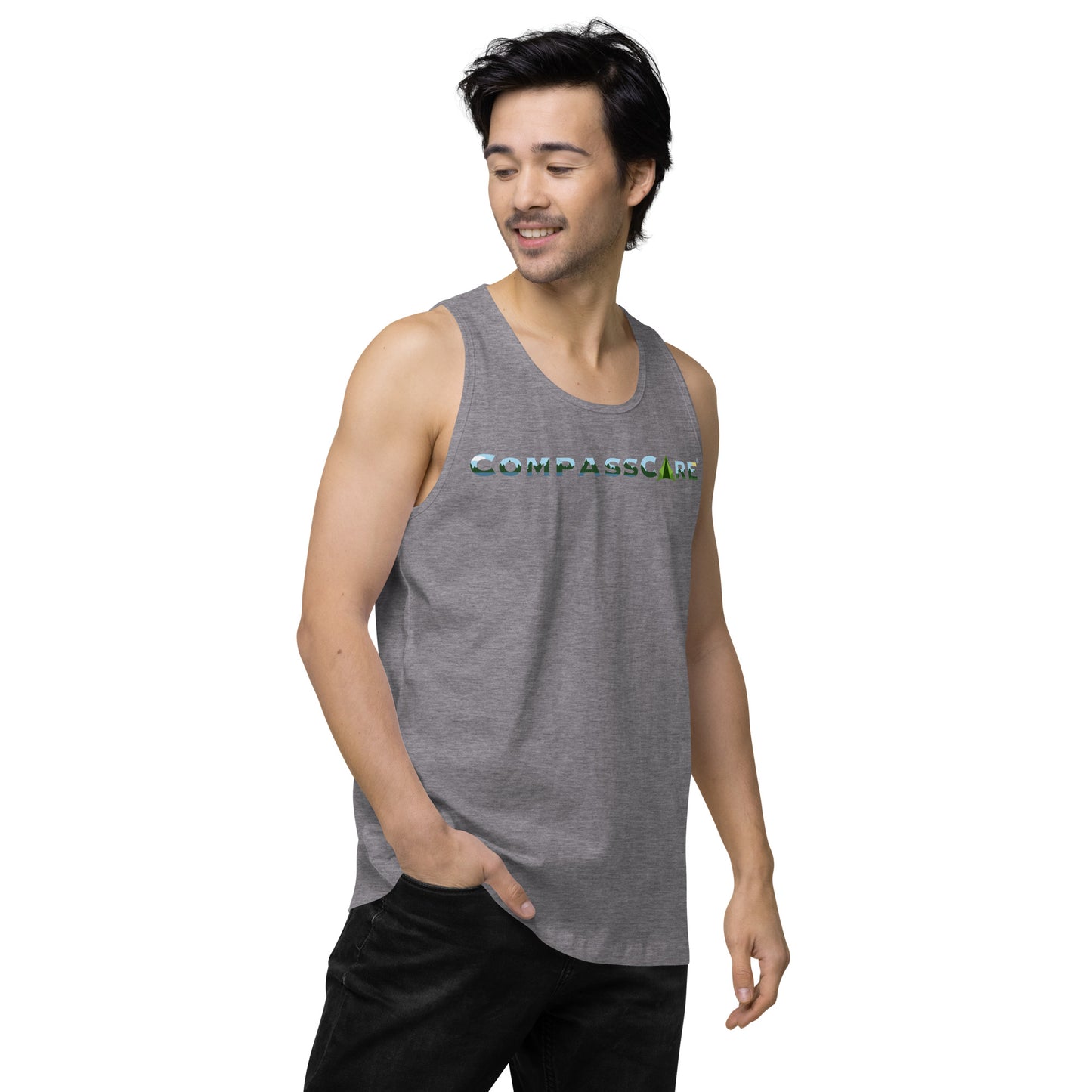 CompassCare Pro-life Summer Fun Men's Premium Muscle Tank