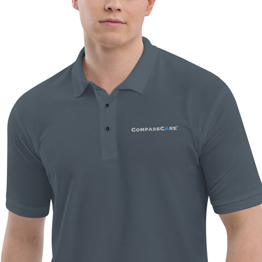CompassCare Logo Men's Premium Polo