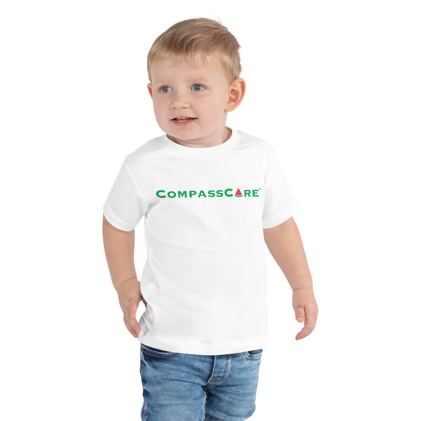 Summer Fun Themed CompassCare Toddler Short Sleeve Tee