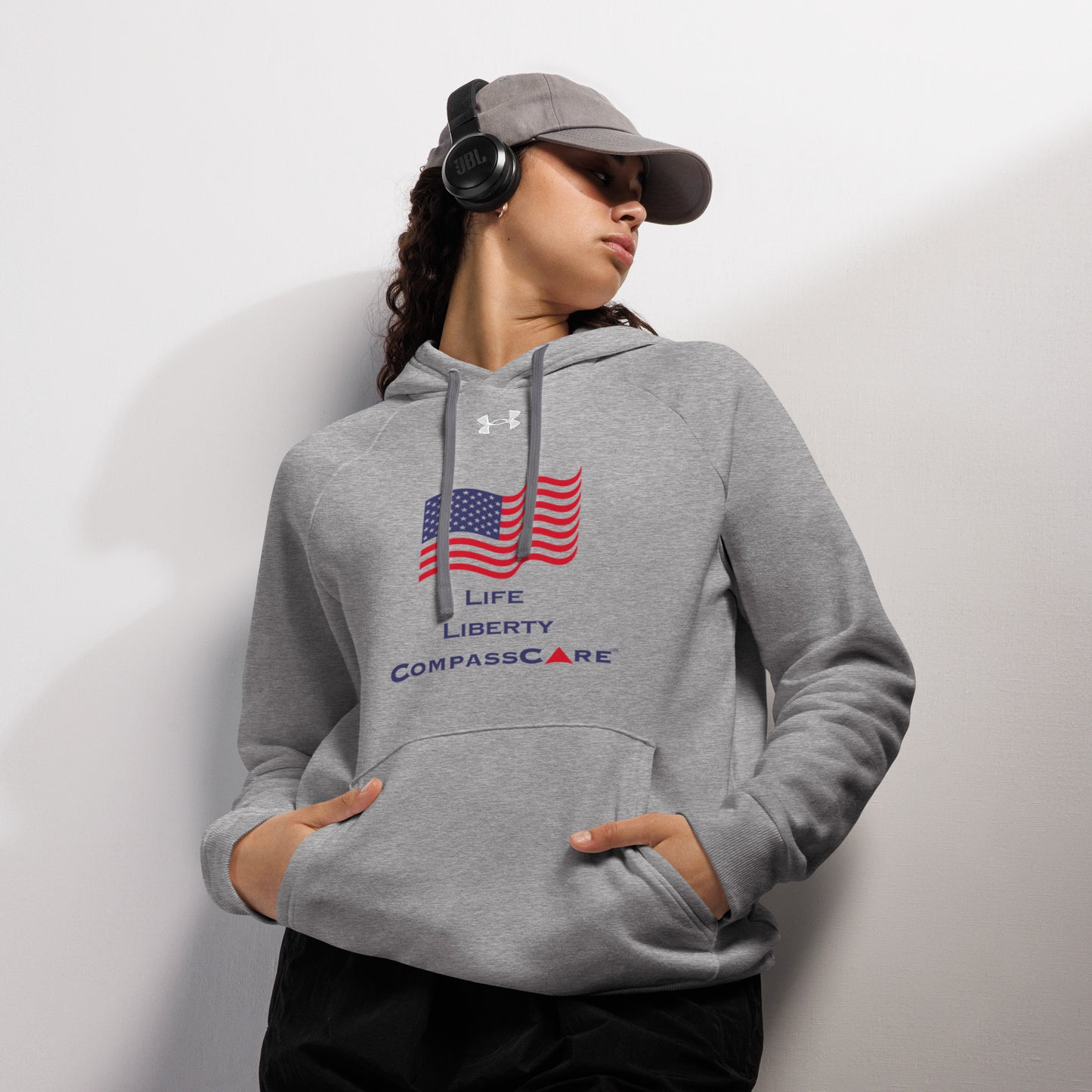 Life. Liberty. CompassCare. Under Armour® hoodie.