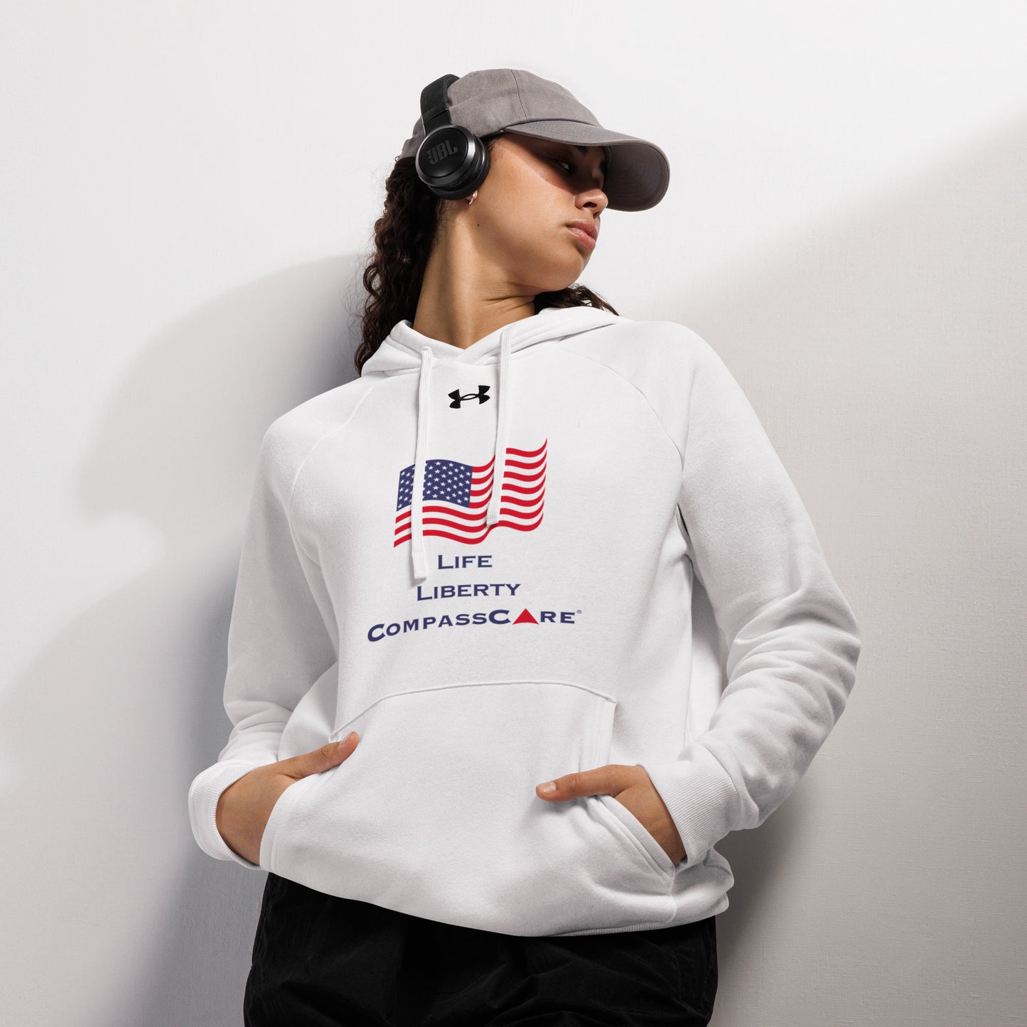 Life. Liberty. CompassCare. Under Armour® hoodie.