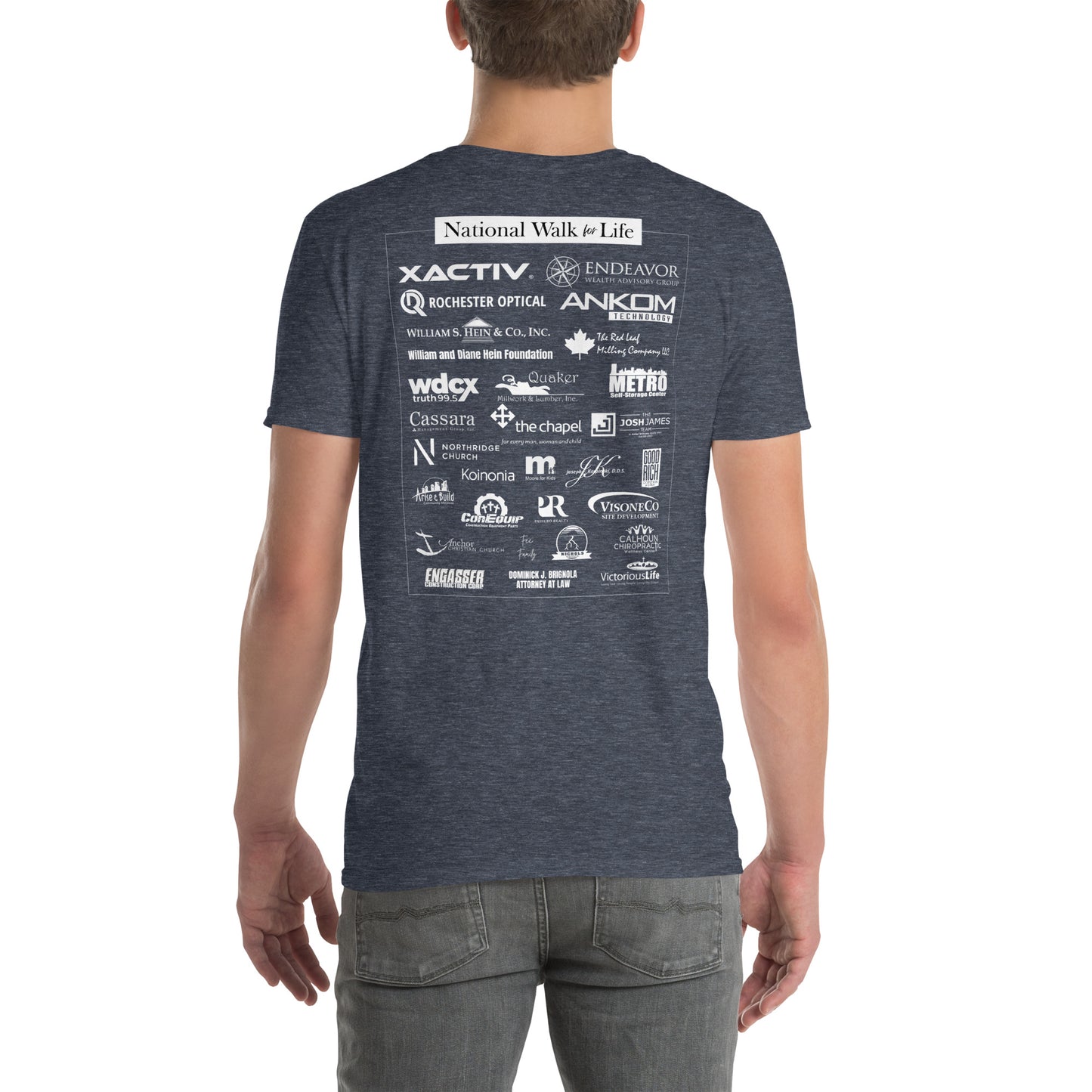 2025 Walk For Life Official tee shirt.