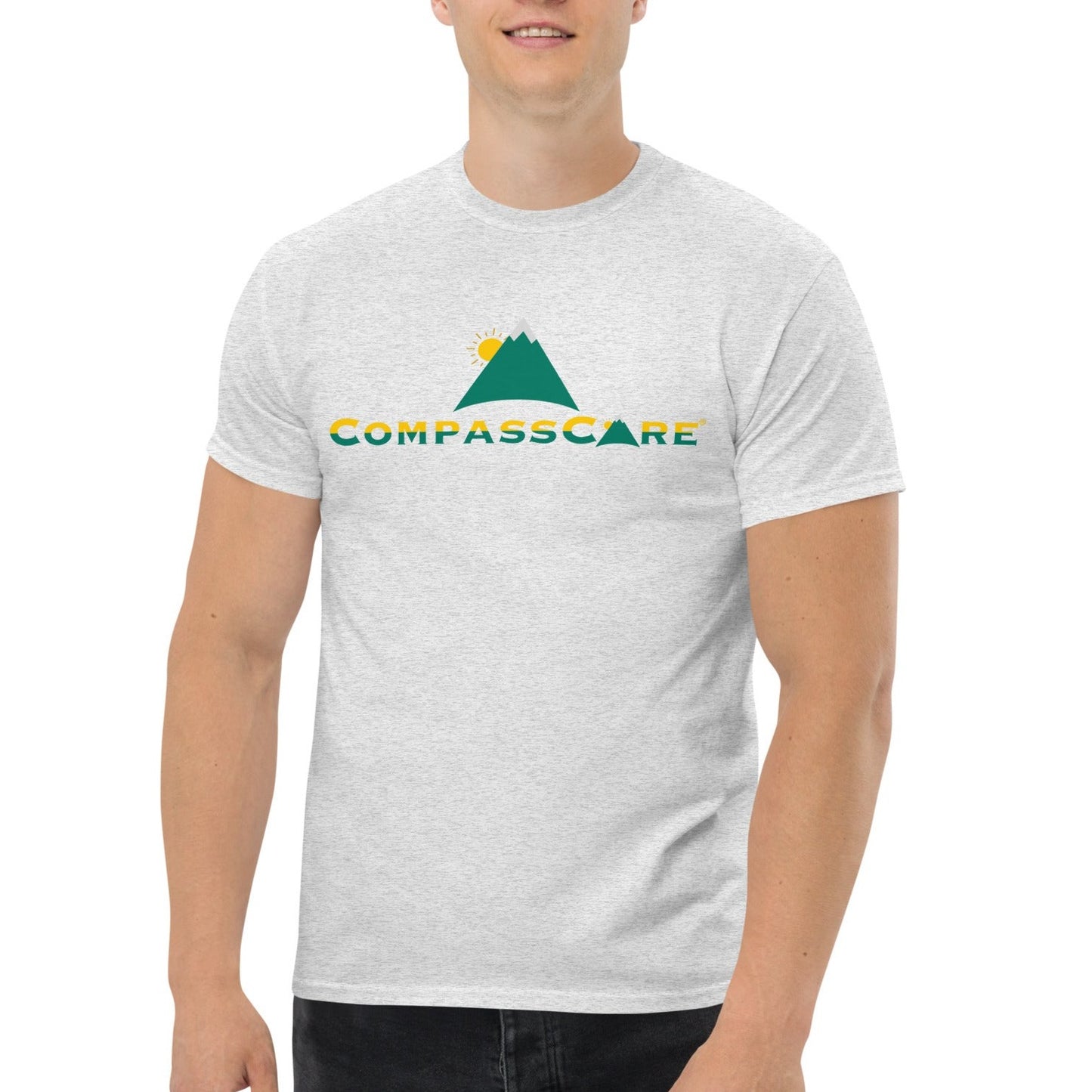 Men's Fun Pro-life Mountain Logo Classic Tee