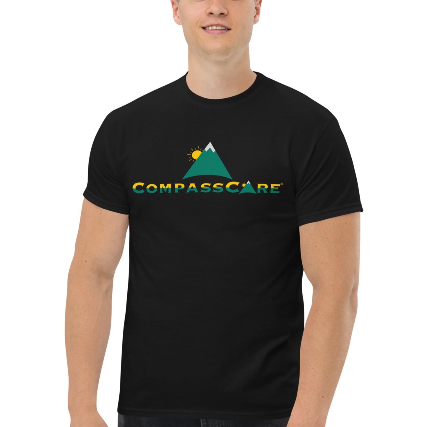 Men's Fun Pro-life Mountain Logo Classic Tee