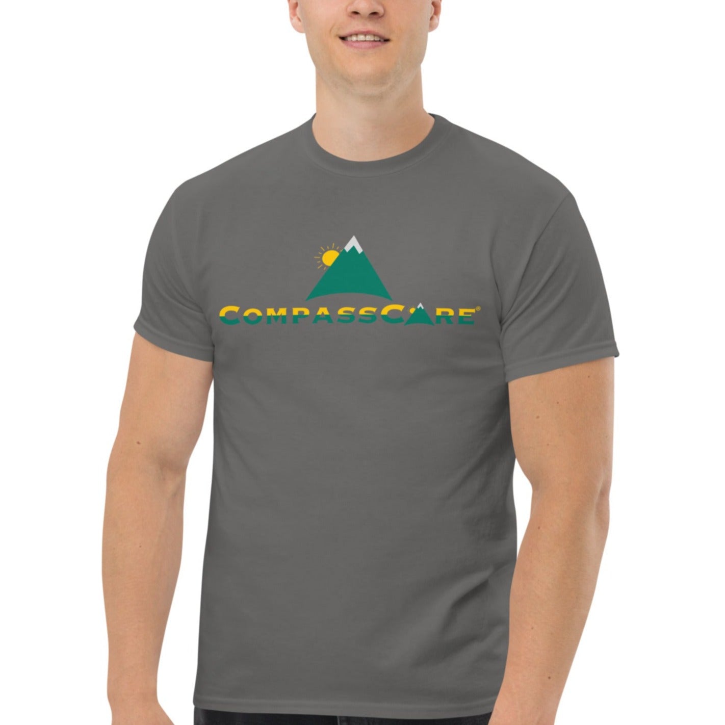 Men's Fun Pro-life Mountain Logo Classic Tee