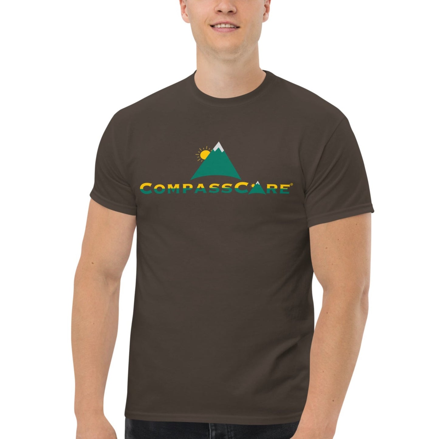 Men's Fun Pro-life Mountain Logo Classic Tee