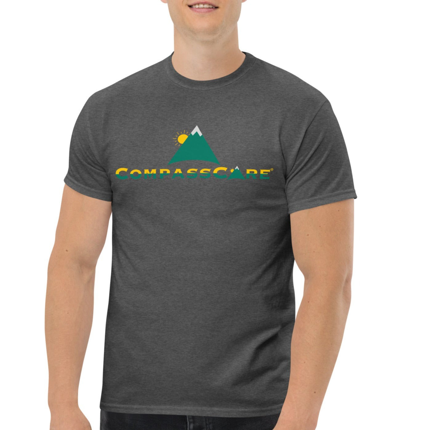 Men's Fun Pro-life Mountain Logo Classic Tee