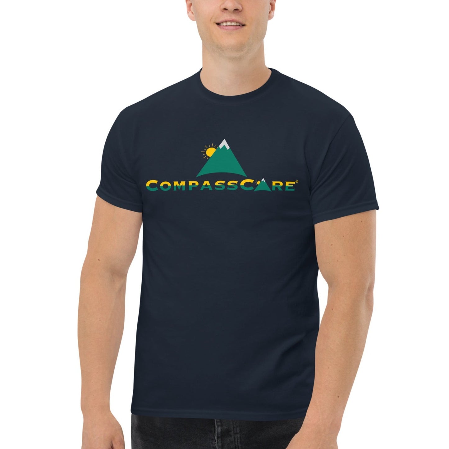 Men's Fun Pro-life Mountain Logo Classic Tee