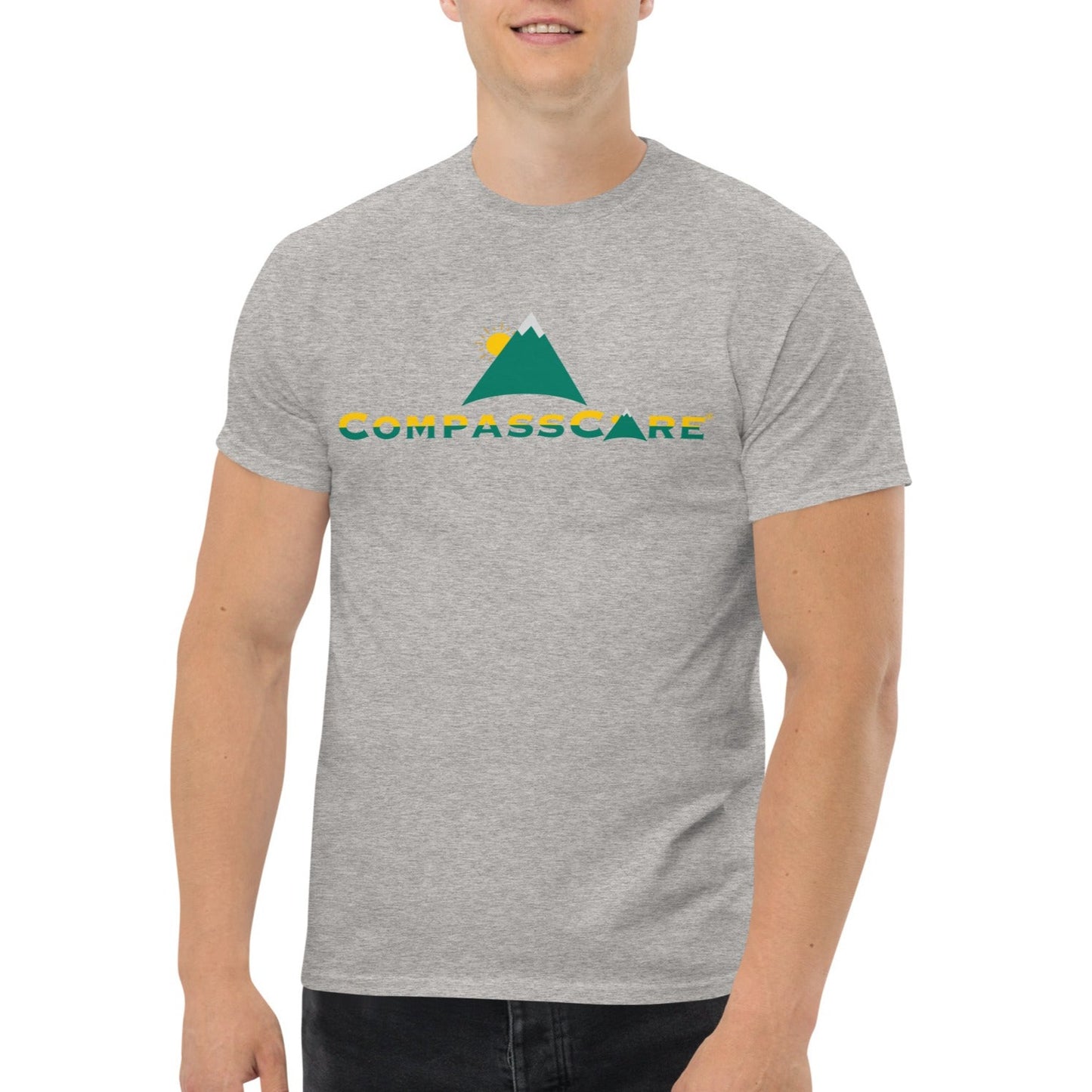 Men's Fun Pro-life Mountain Logo Classic Tee