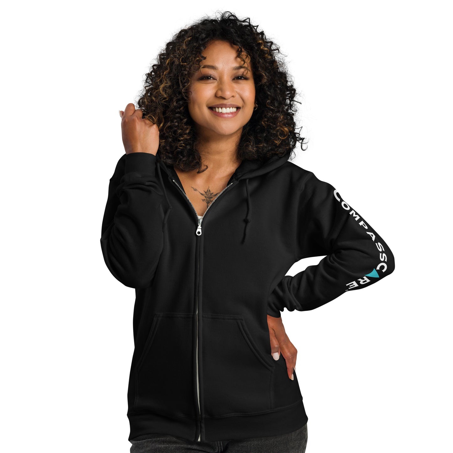 "Who Is Sacred?" Zip Up Hoodie