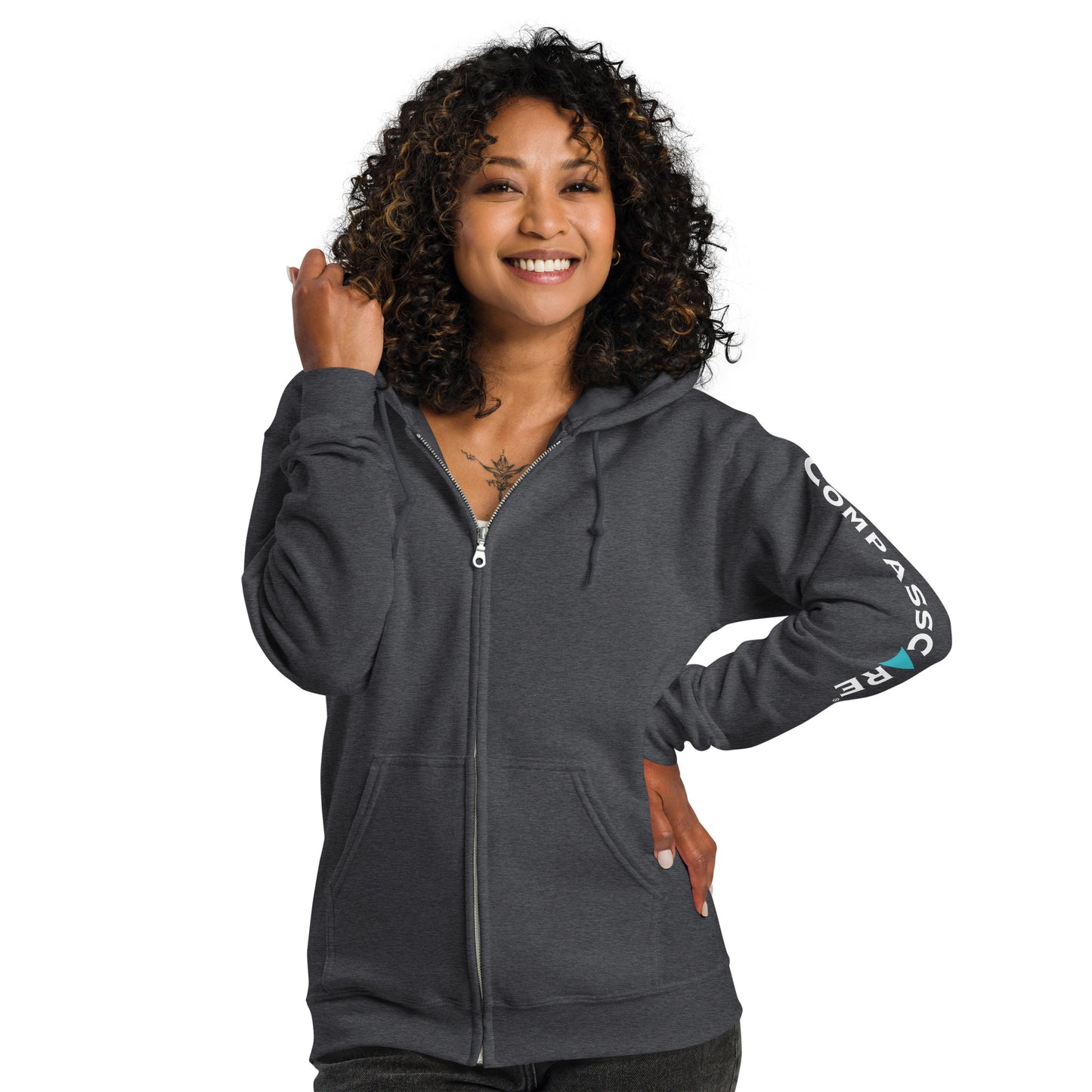 "Who Is Sacred?" Zip Up Hoodie