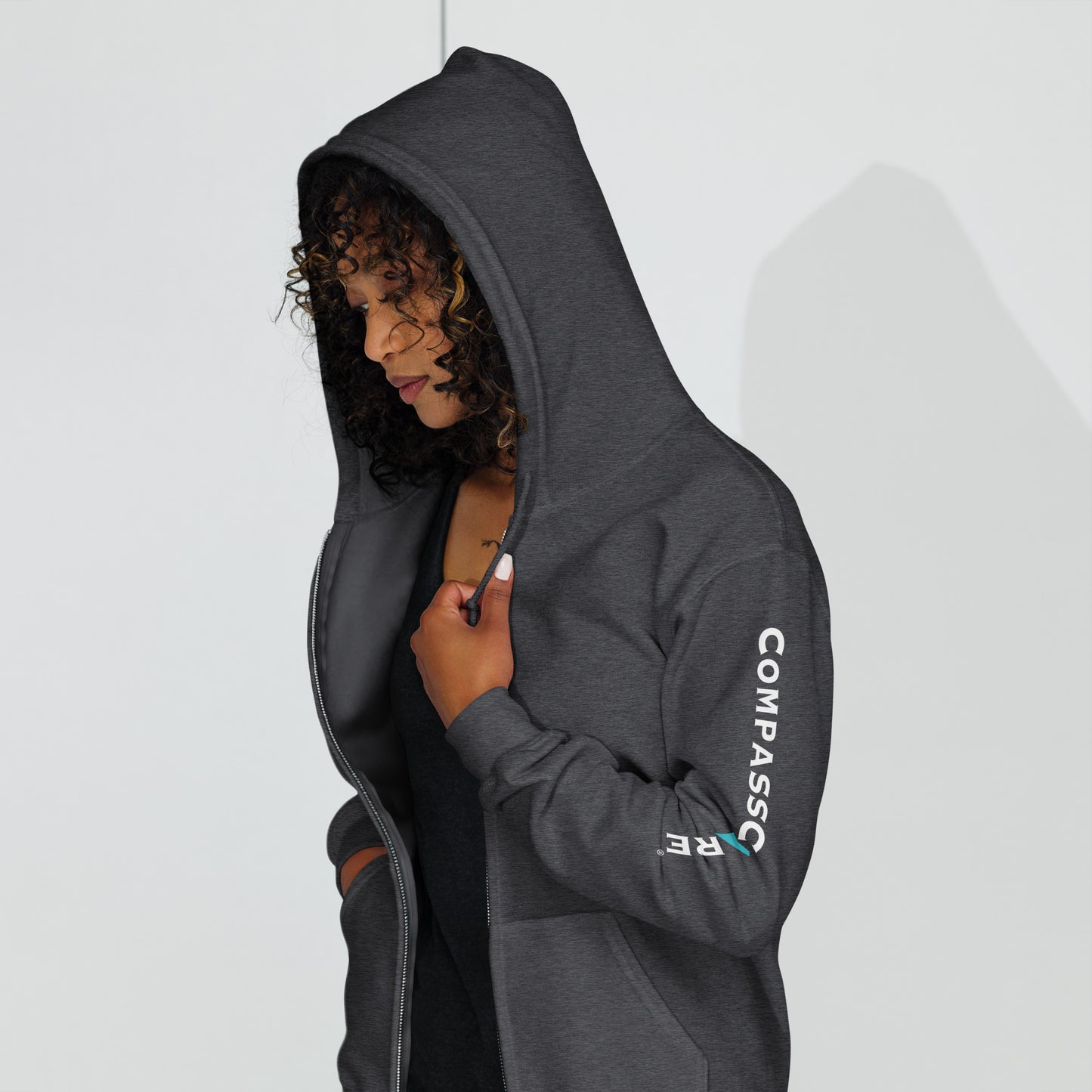 "Who Is Sacred?" Zip Up Hoodie