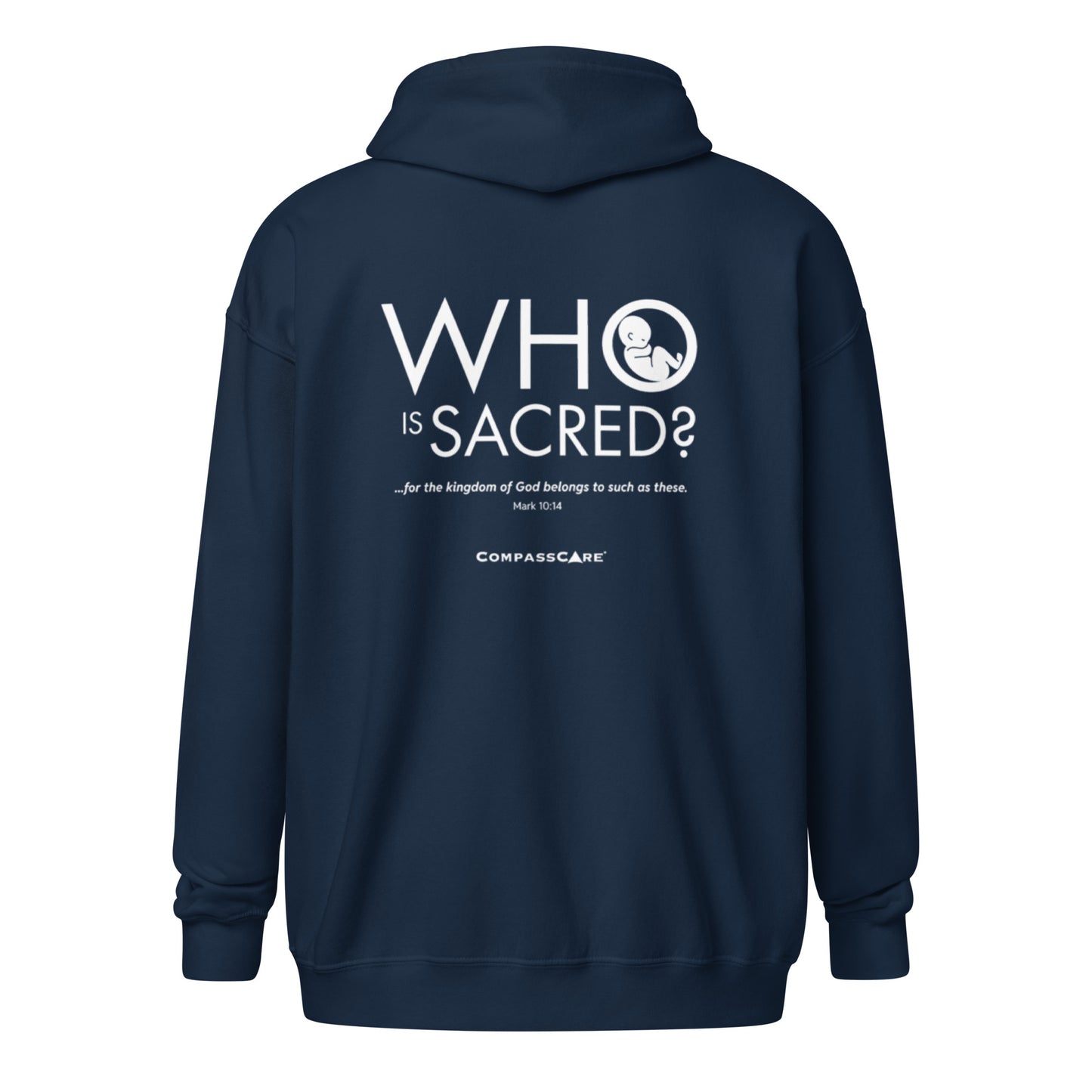 "Who Is Sacred?" Zip Up Hoodie