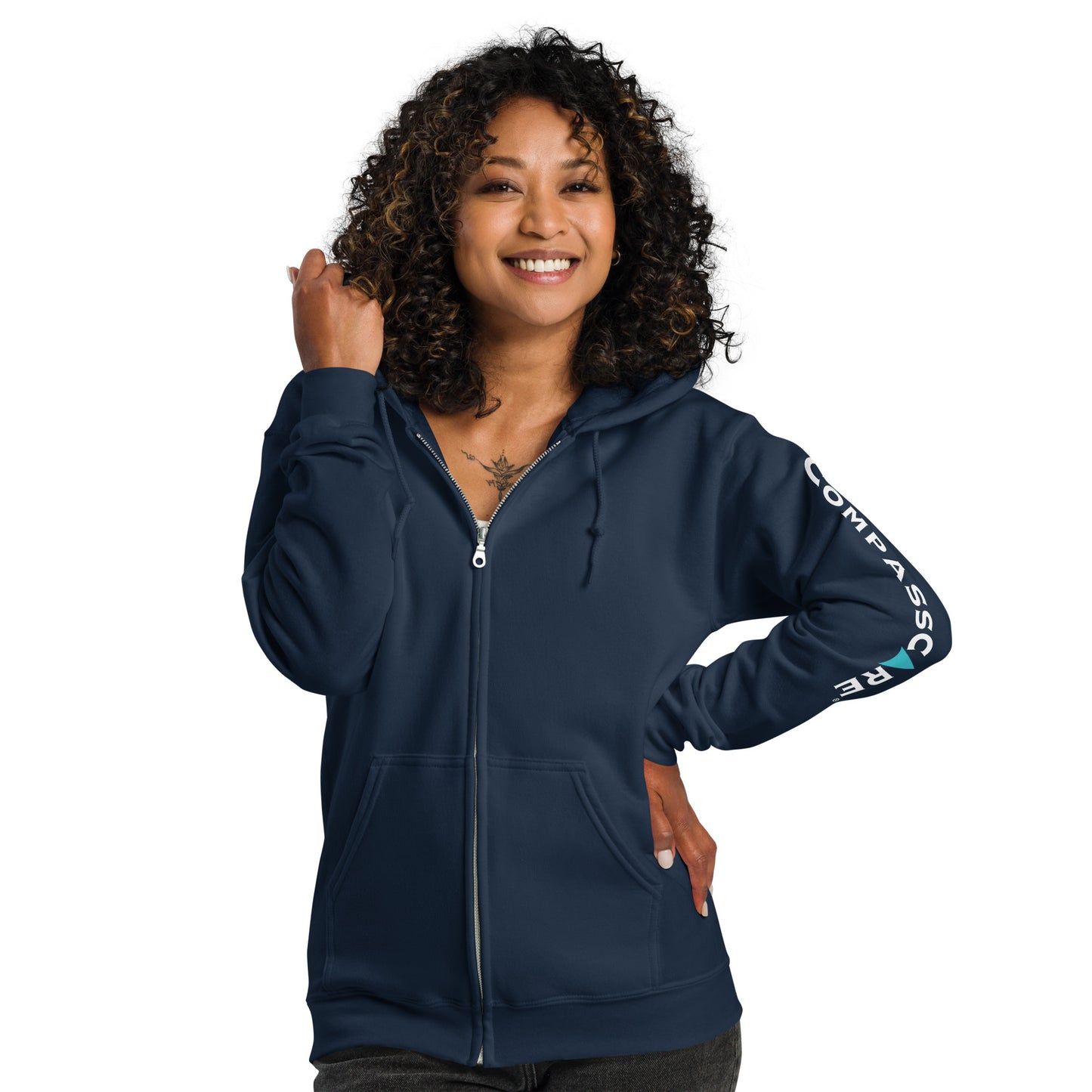 "Who Is Sacred?" Zip Up Hoodie