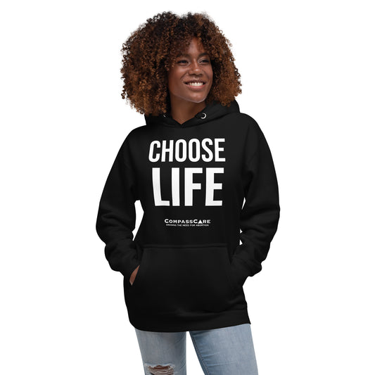 Pro-Life Unisex Hoodie (white letters)